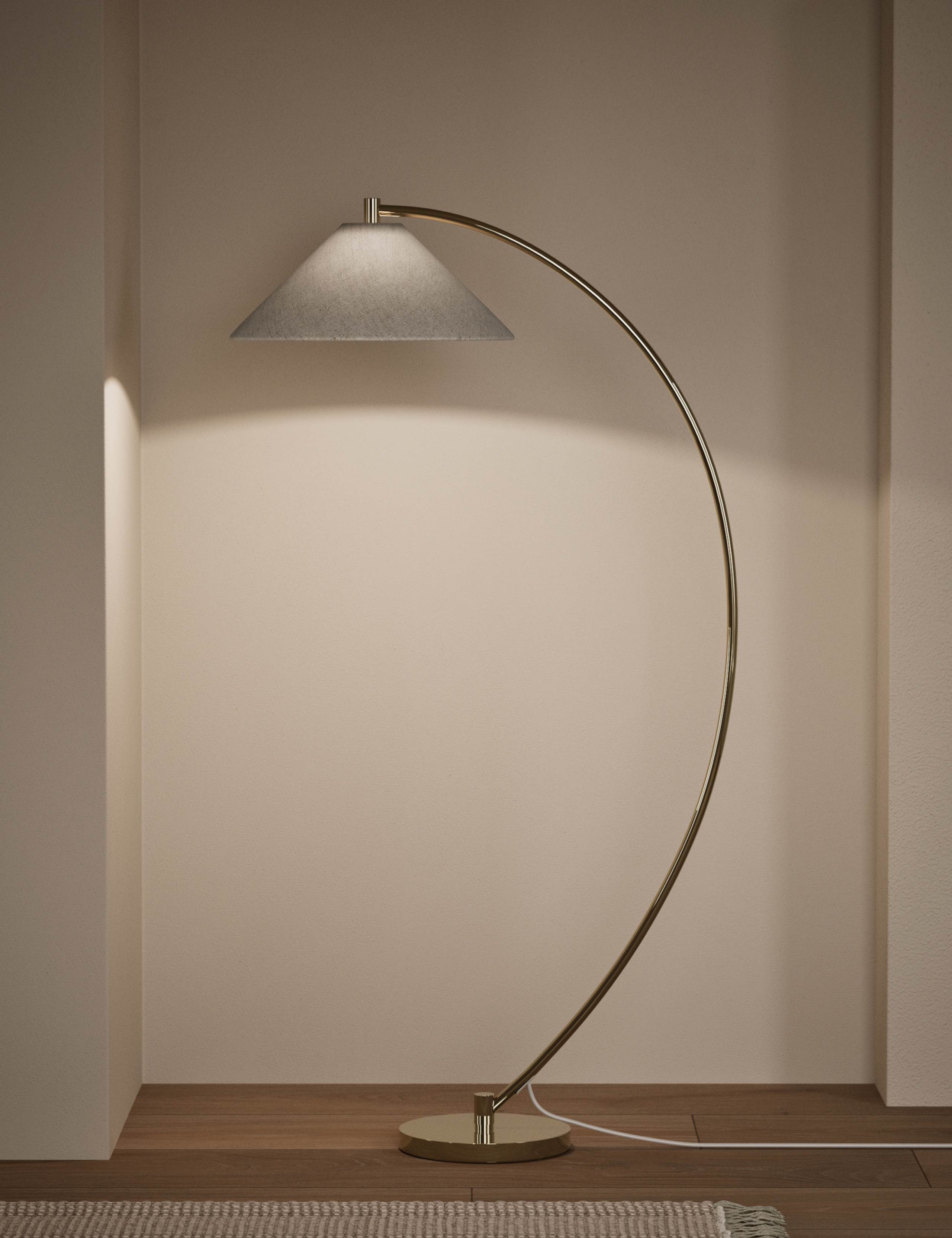 Andie Curved Floor Lamp 2 of 6