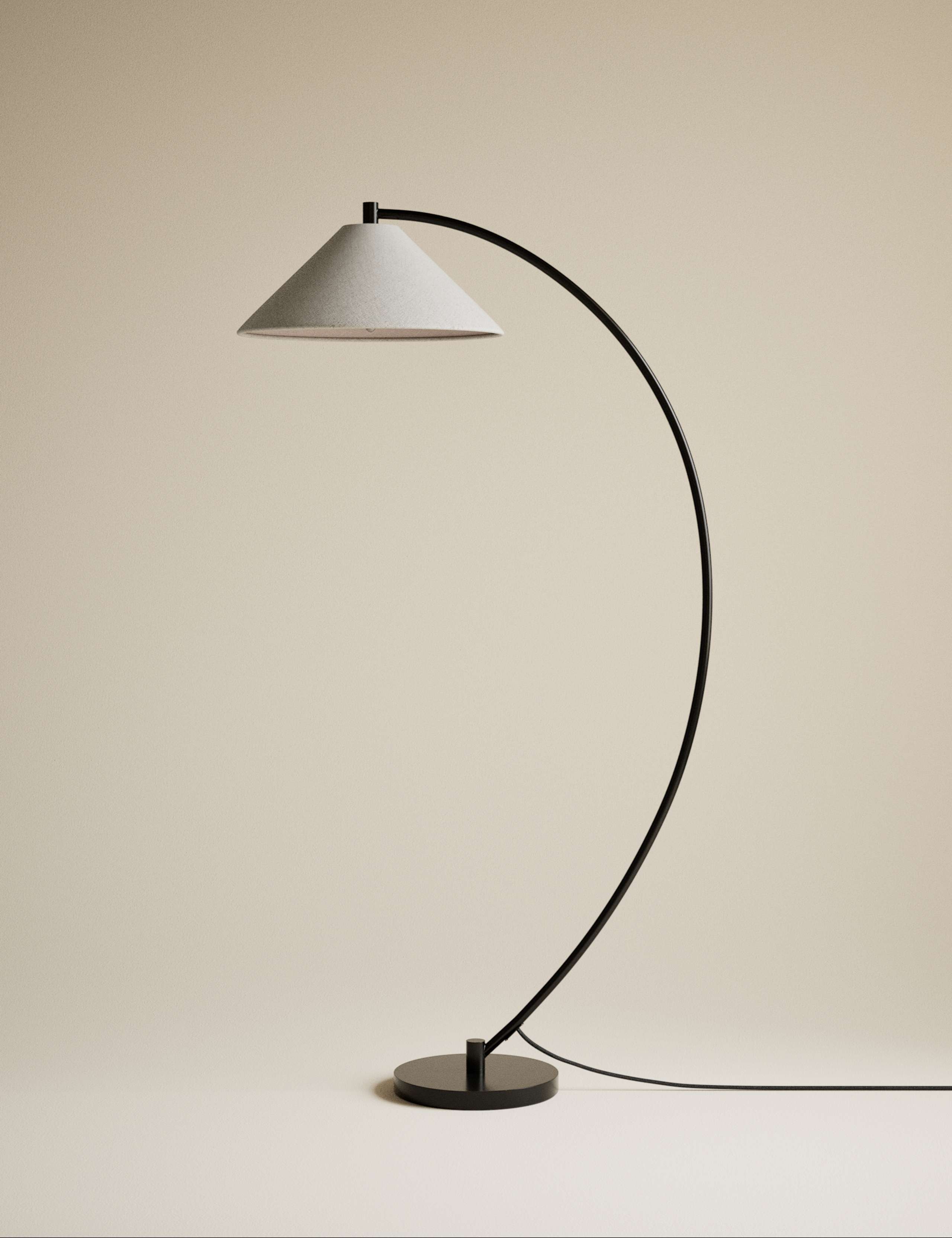 Andie Curved Floor Lamp 3 of 5