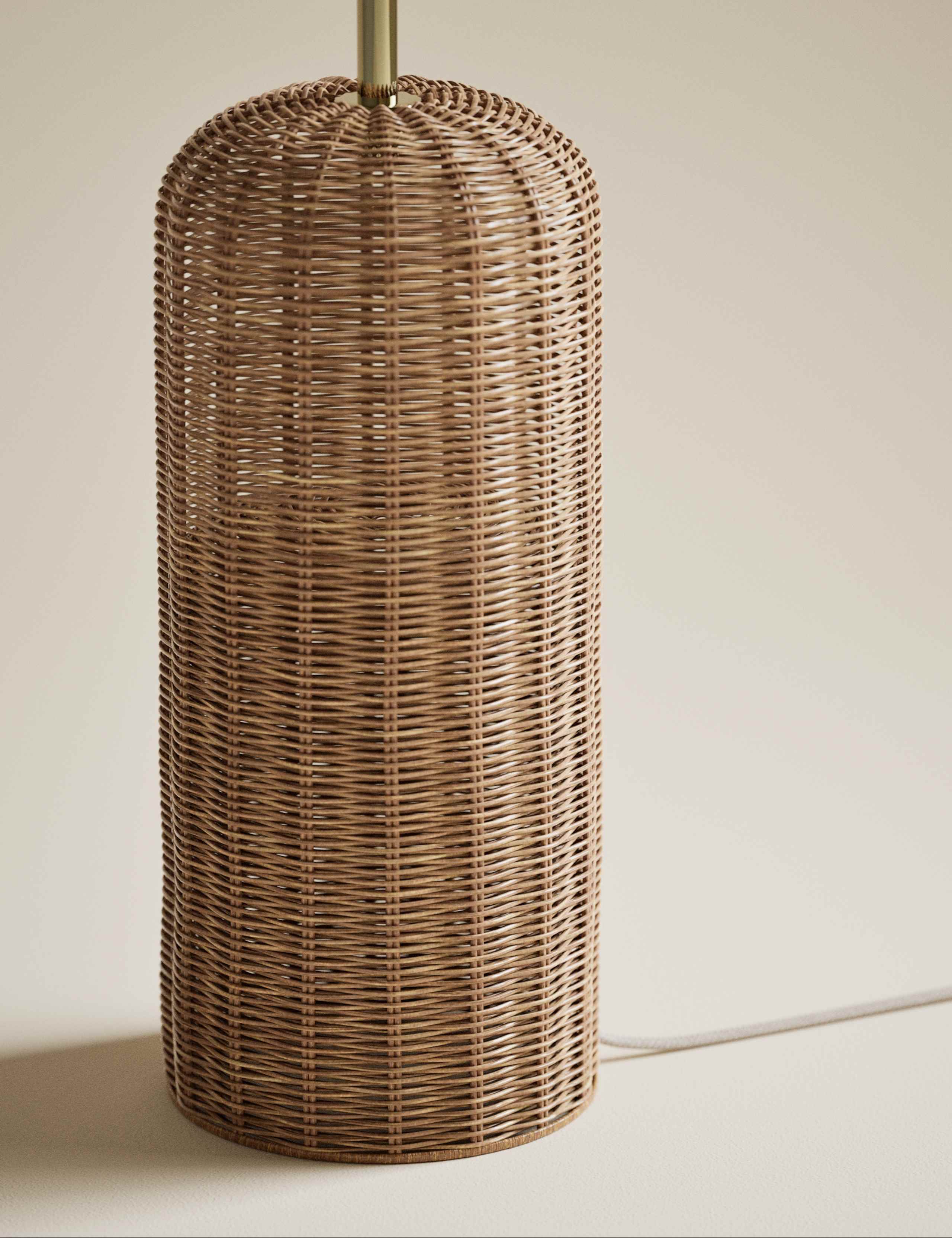 Lotus Rattan Floor Lamp 4 of 5