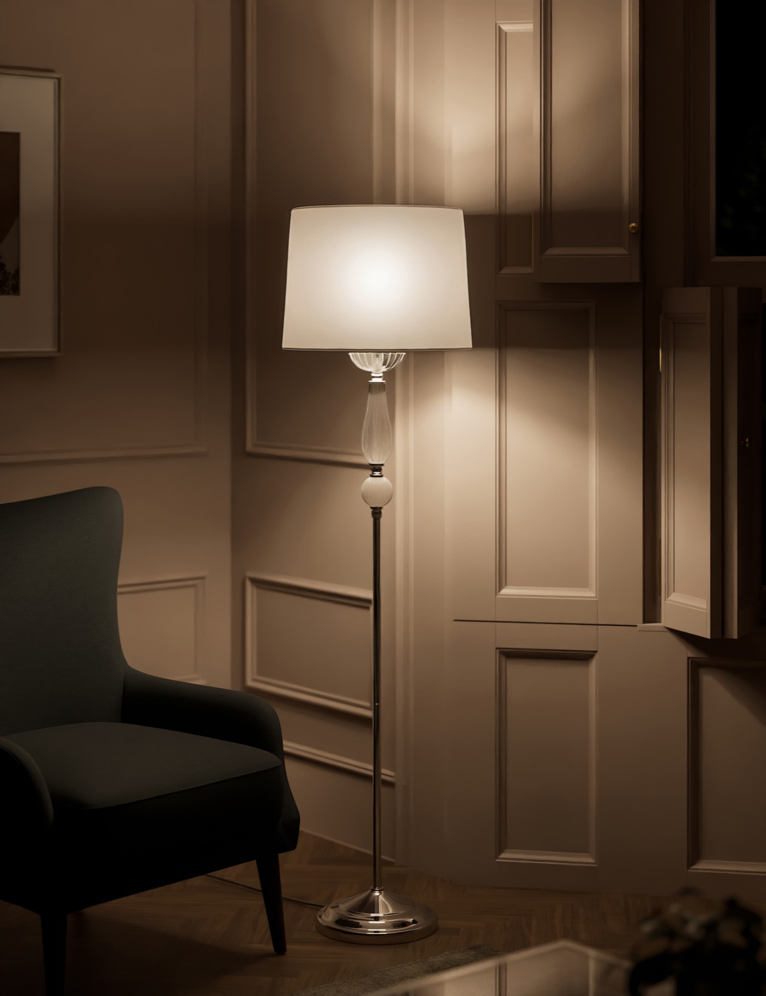 Crystal Floor Lamp 2 of 8