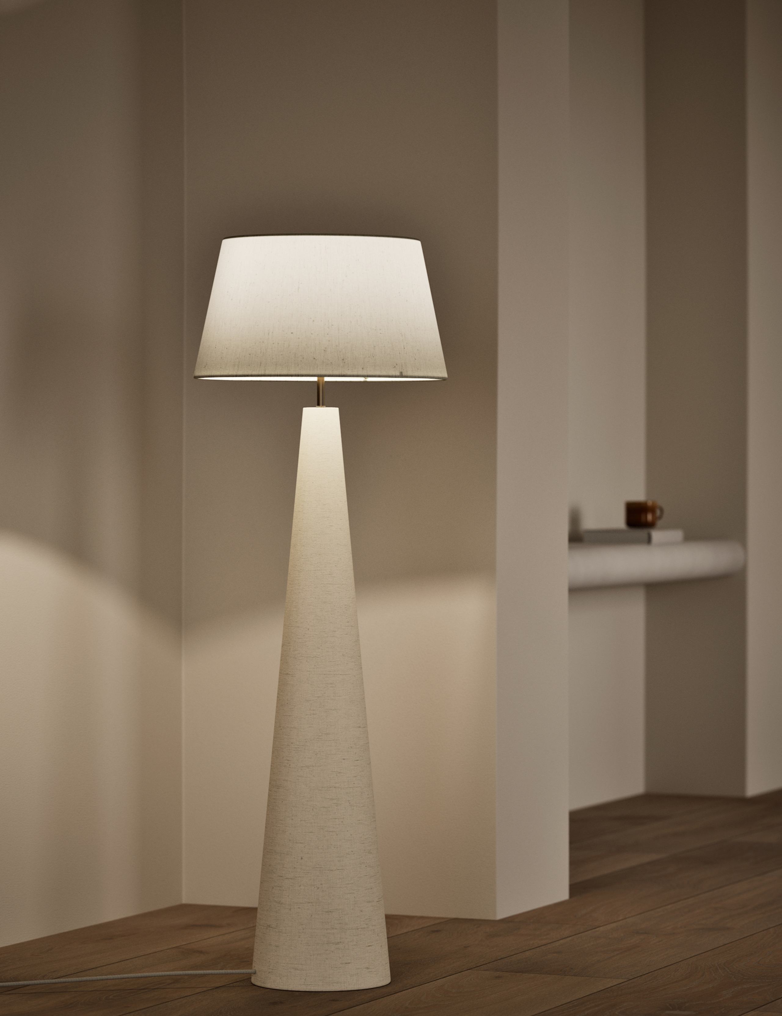 Diffused Fabric Shade Floor Lamp 2 of 5