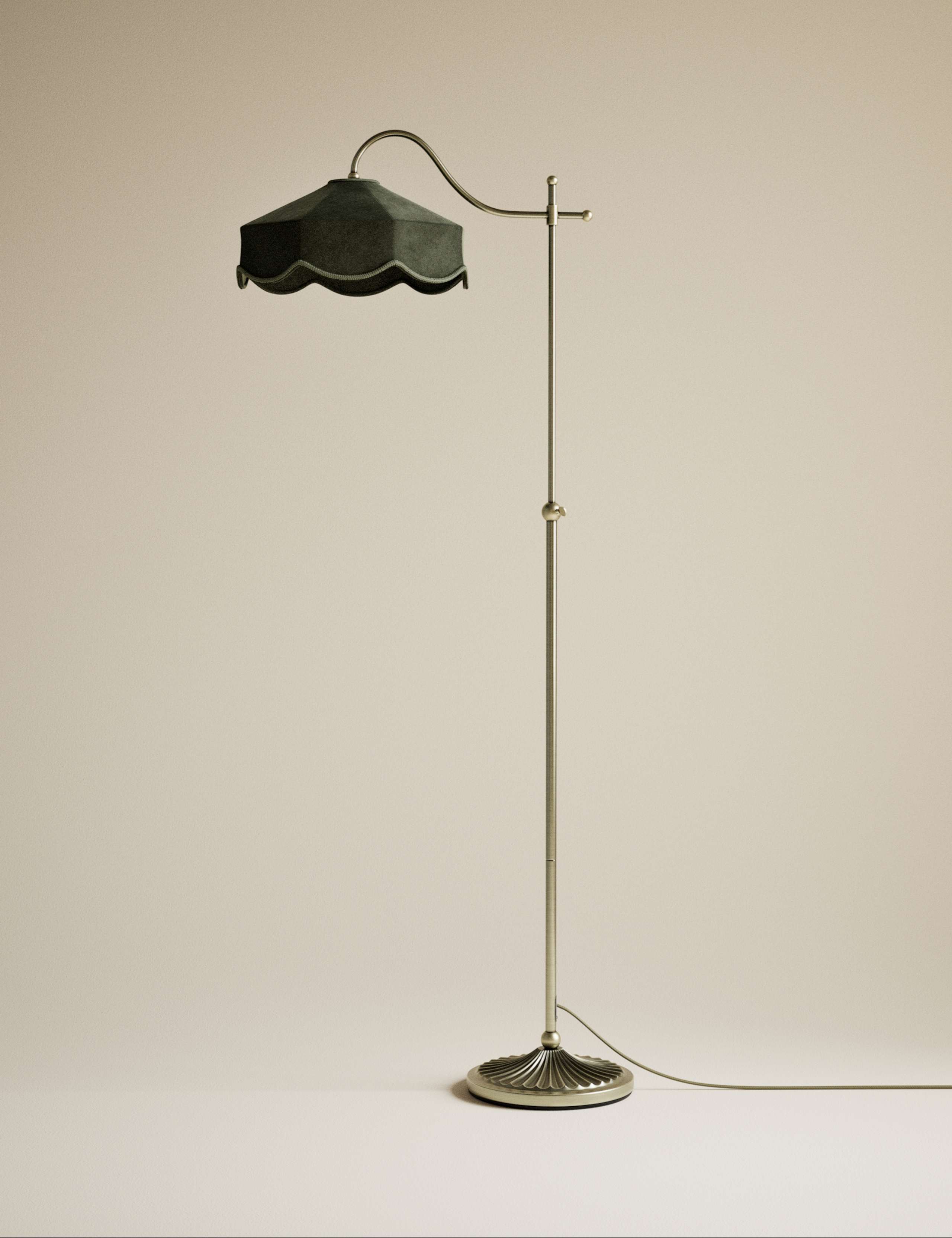 Winnie Velvet Floor Lamp 4 of 6