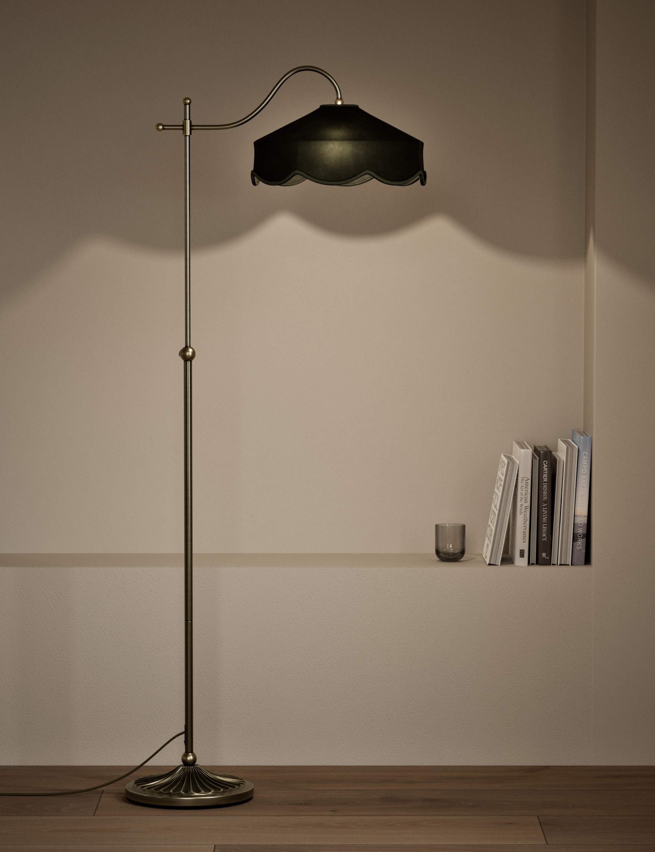 Winnie Velvet Floor Lamp 2 of 6