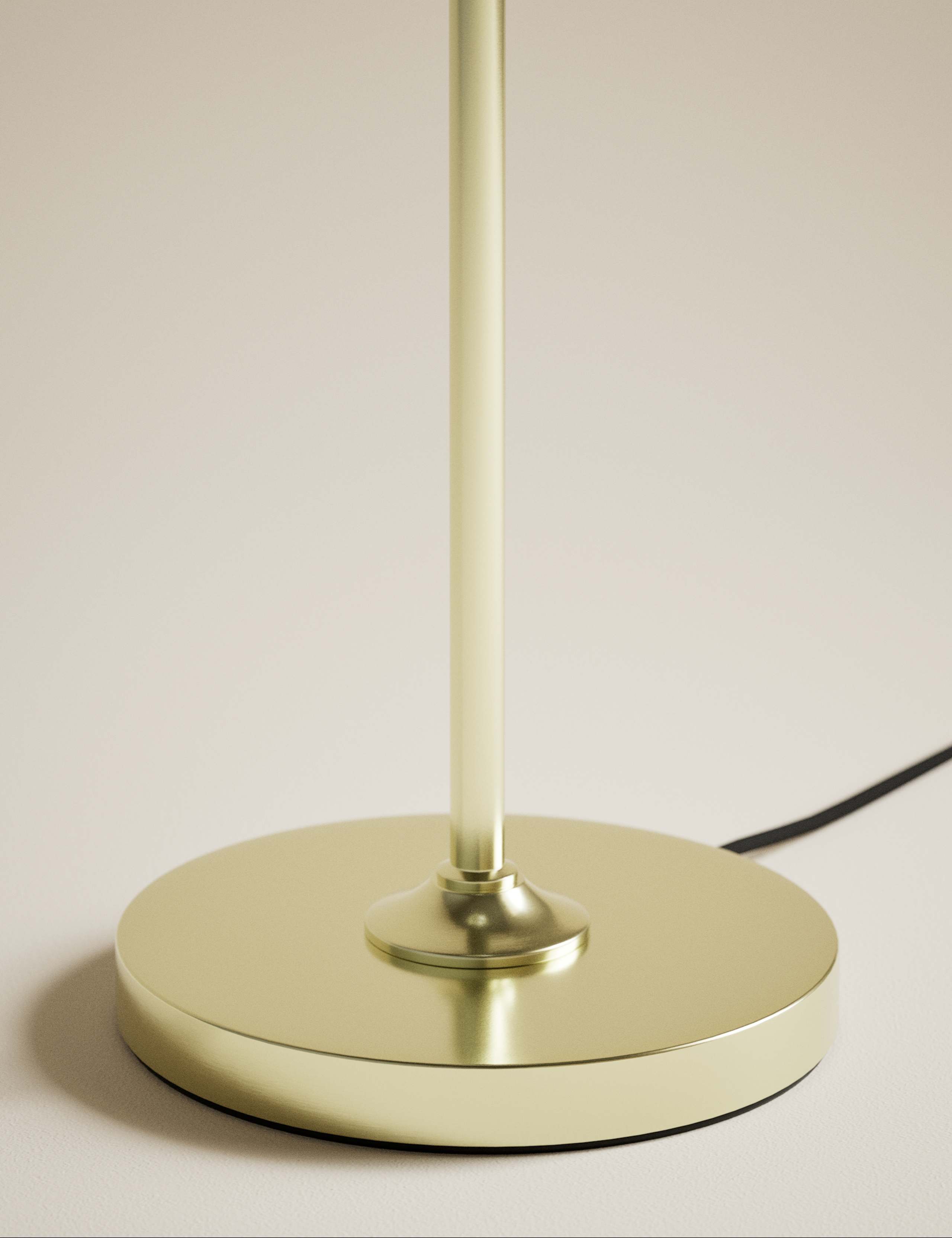 Monroe Ribbed Glass Floor Lamp 4 of 5