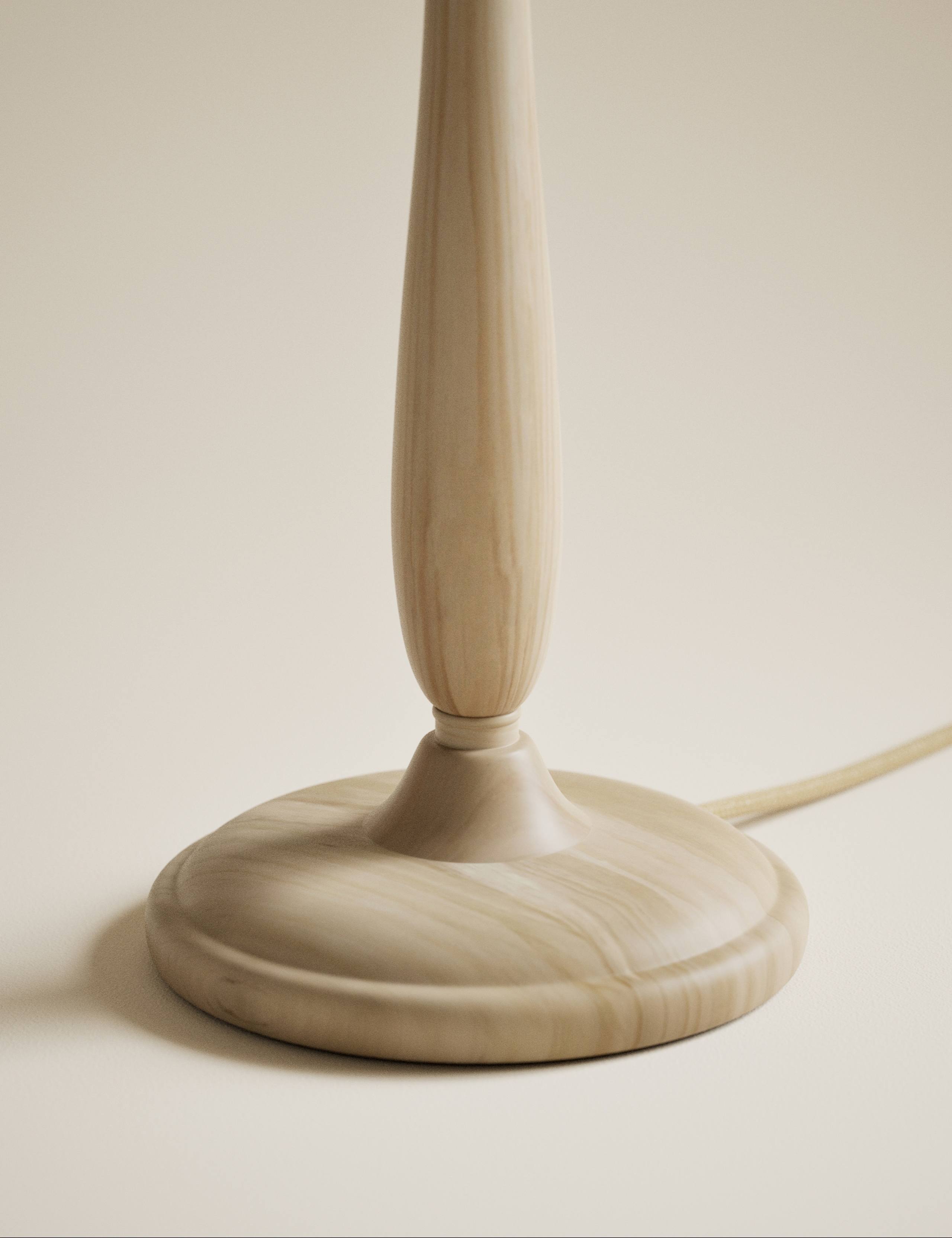 Skirt Shade Wooden Floor Lamp 4 of 5