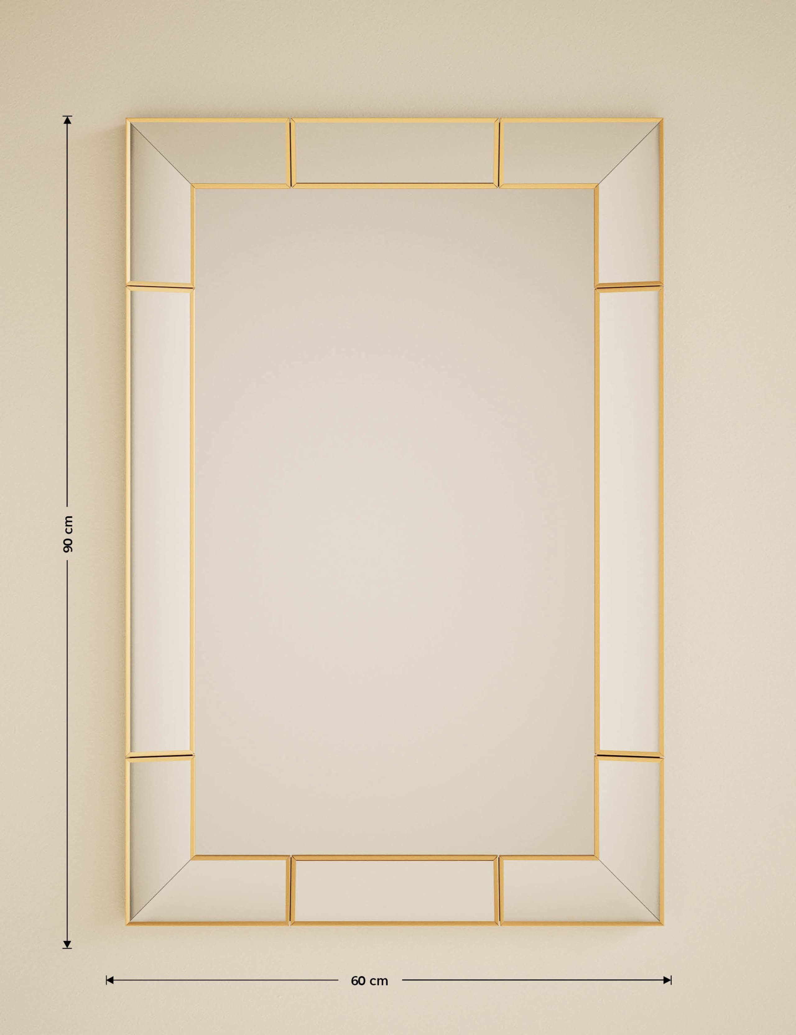 Bevelled Rectangular Wall Mirror 6 of 6
