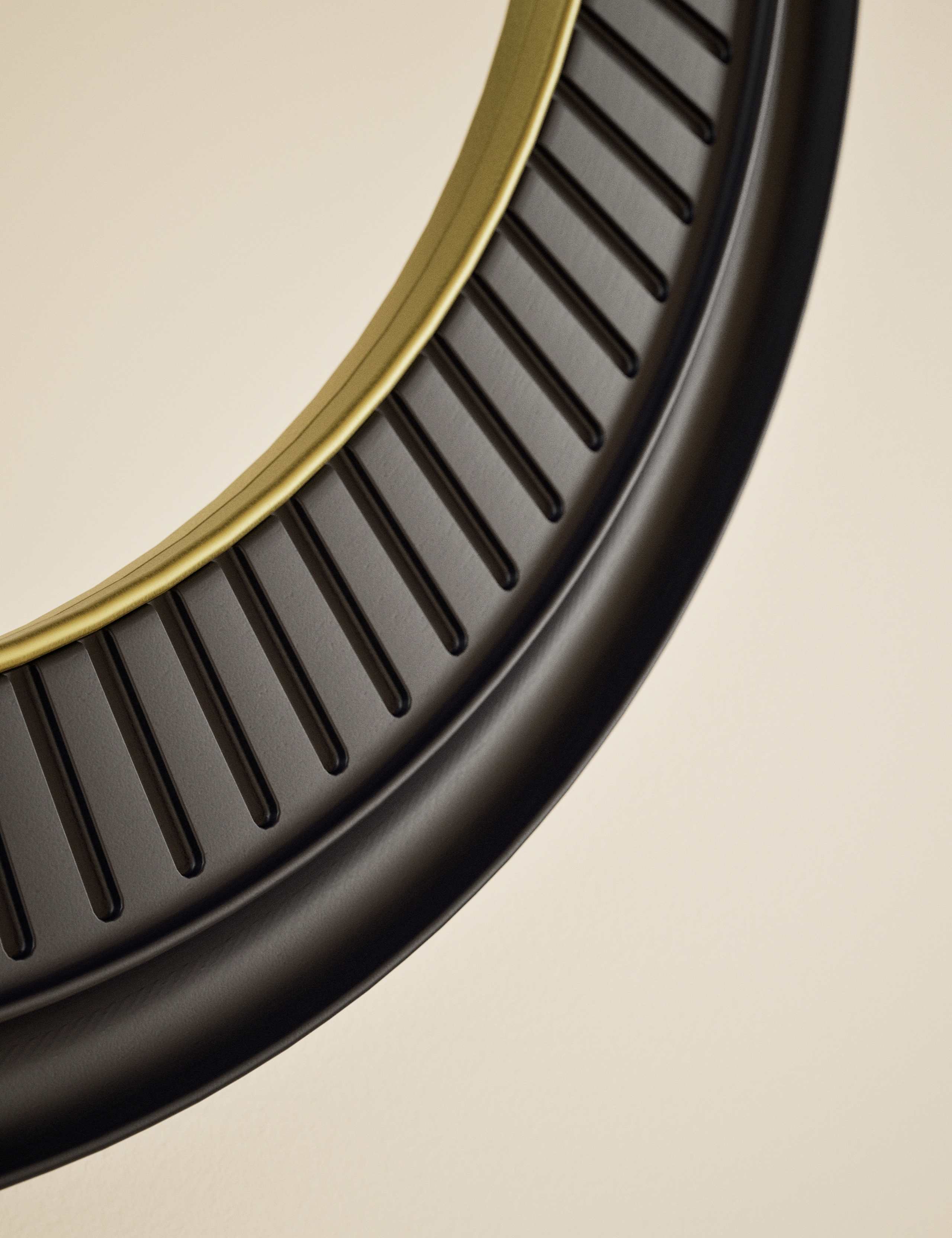 Classic Carved Round Mirror 5 of 7