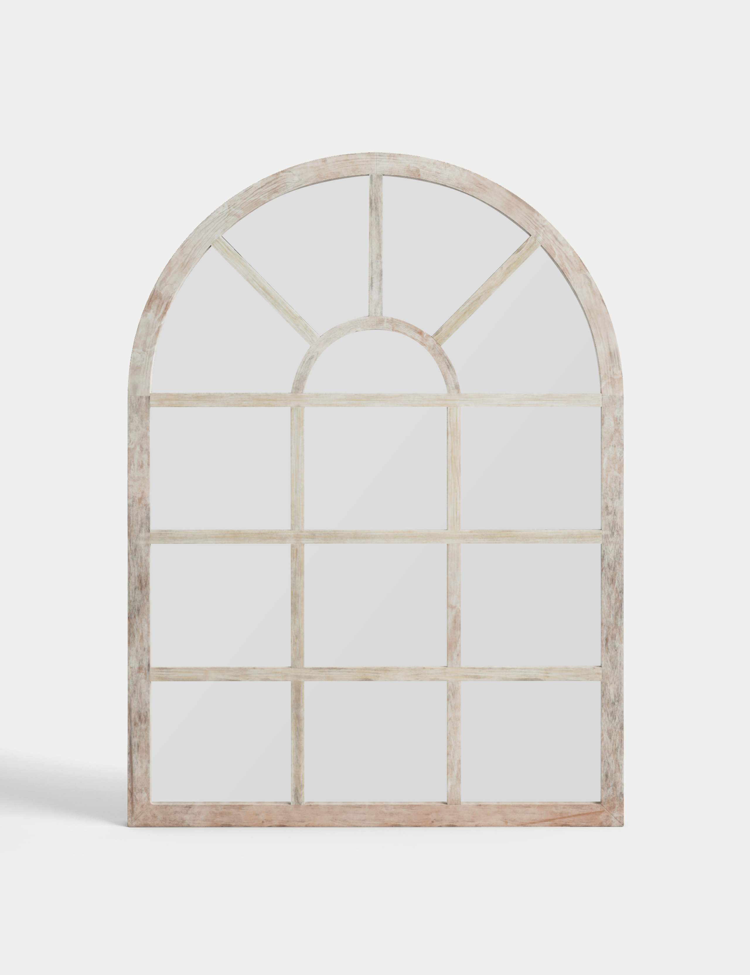 Manhattan Wooden Arch Wall Mirror 2 of 3