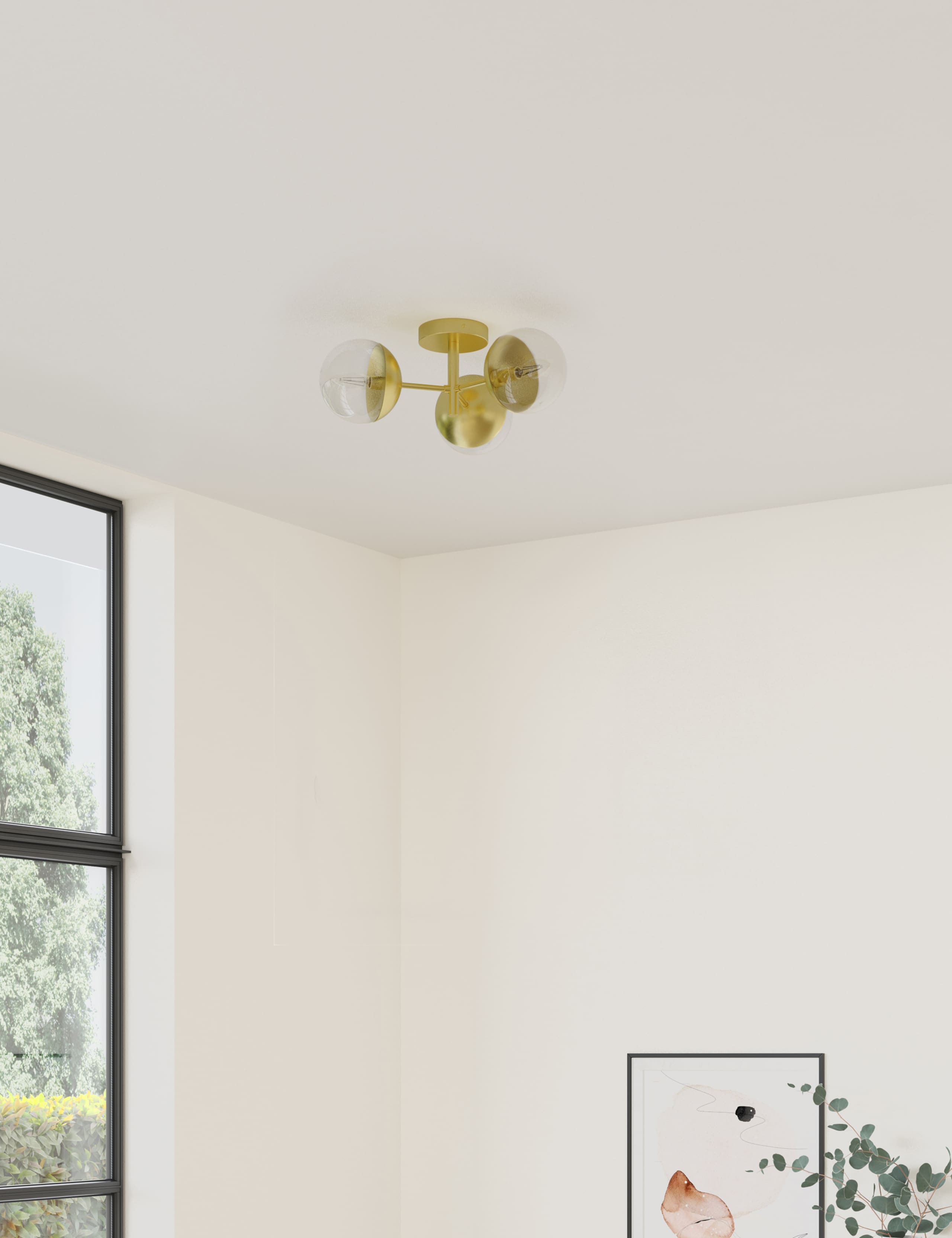 Aurora Flush Ceiling Light 3 of 5