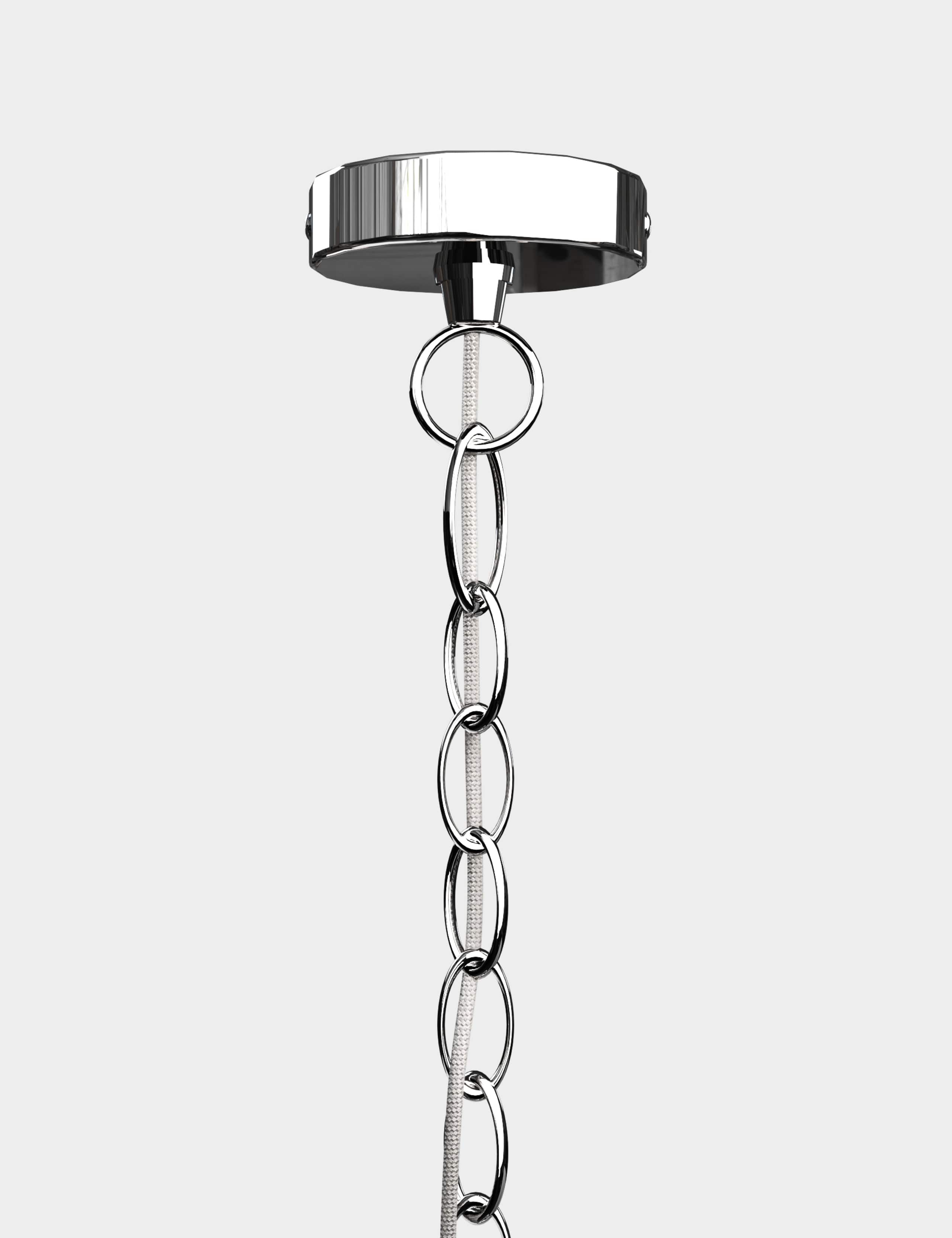 Madelyn Textured Glass Chandelier 5 of 8