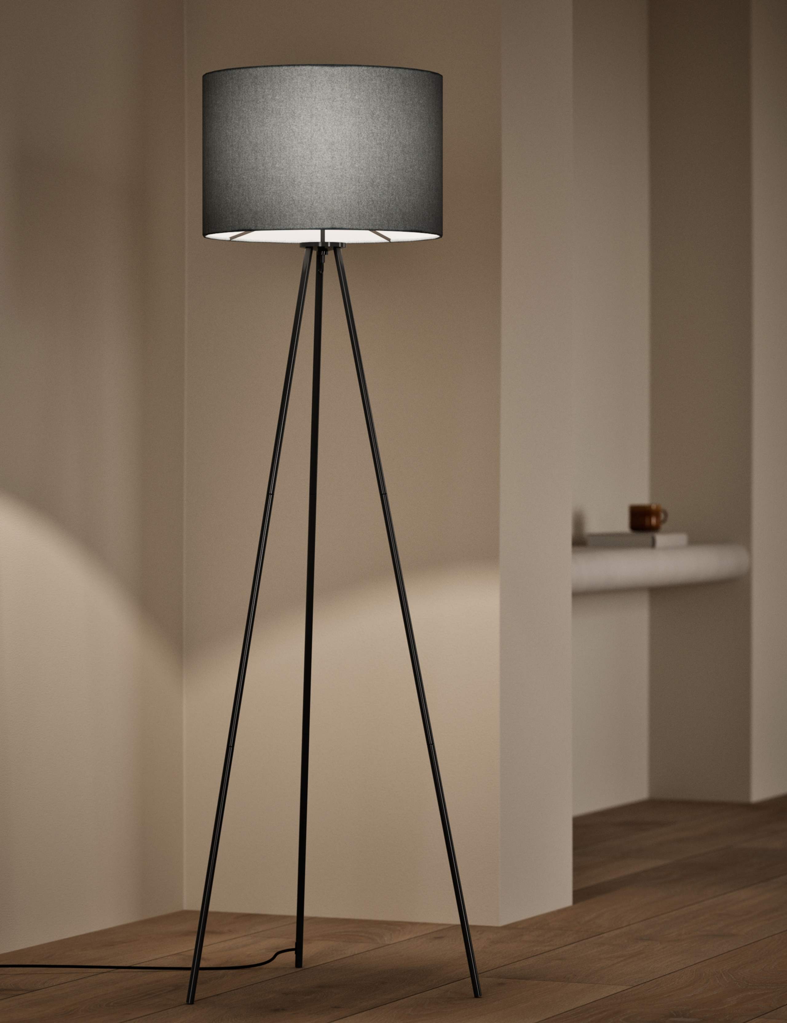 Metal Tripod Floor Lamp 2 of 5