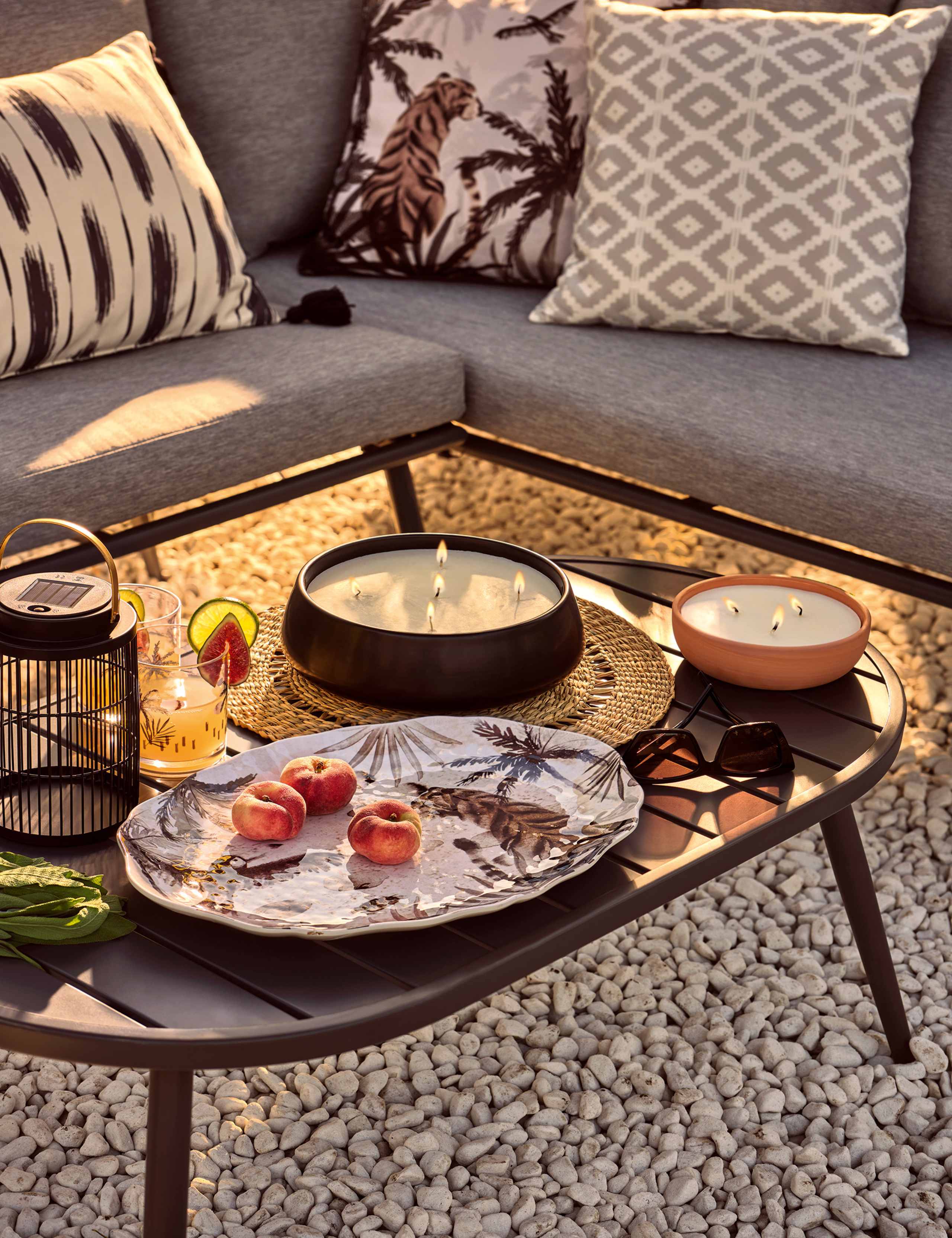 Abstract Watercolour Picnic Platter 5 of 5