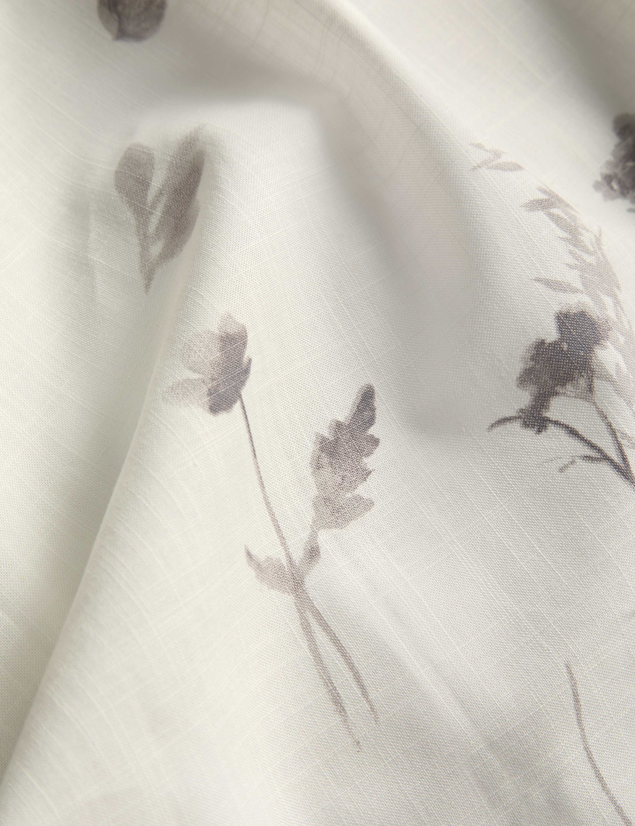 Pure Cotton Pressed Floral Print Bedding Set 4 of 5