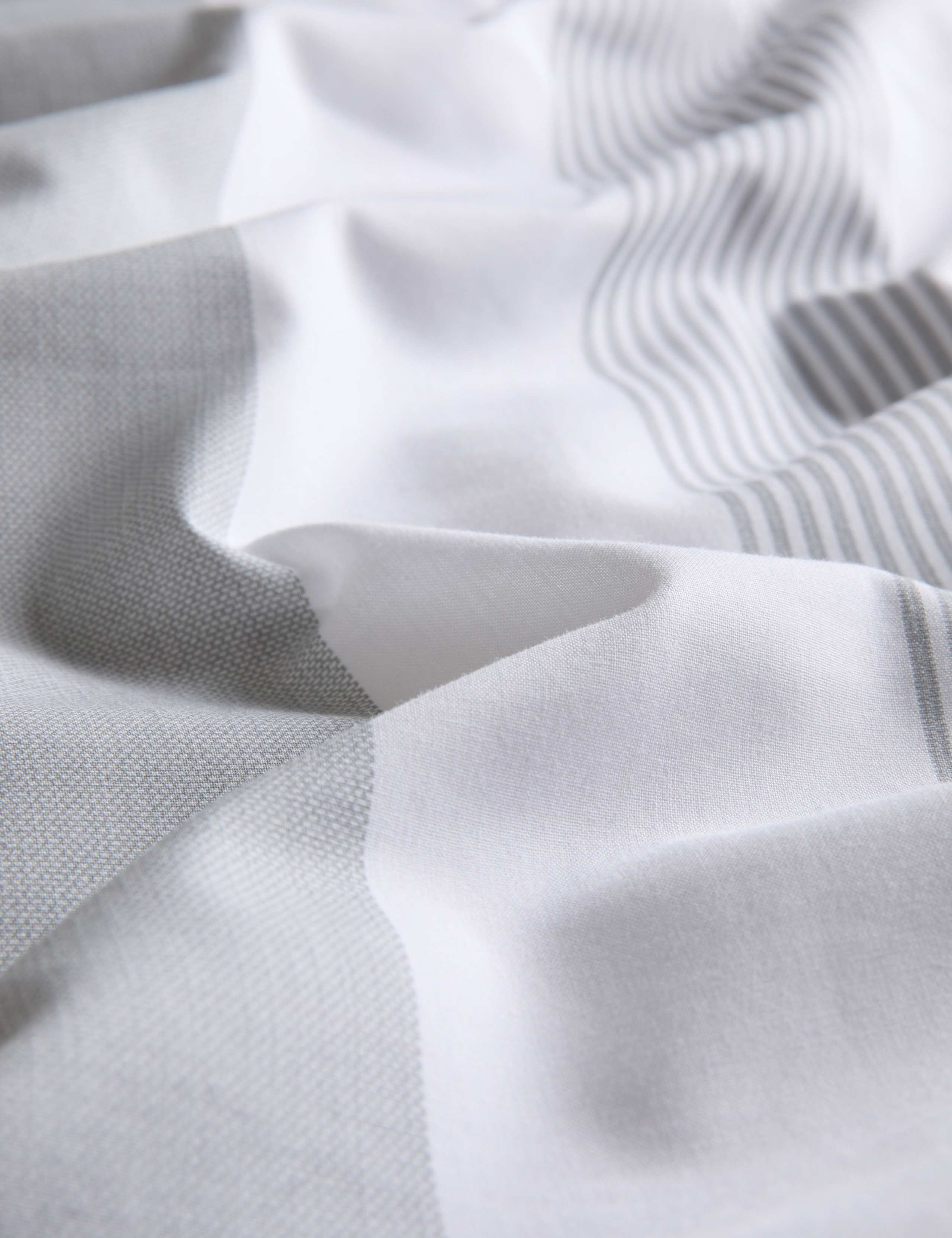 Pure Cotton Signature Stripe Bedding Set 4 of 5