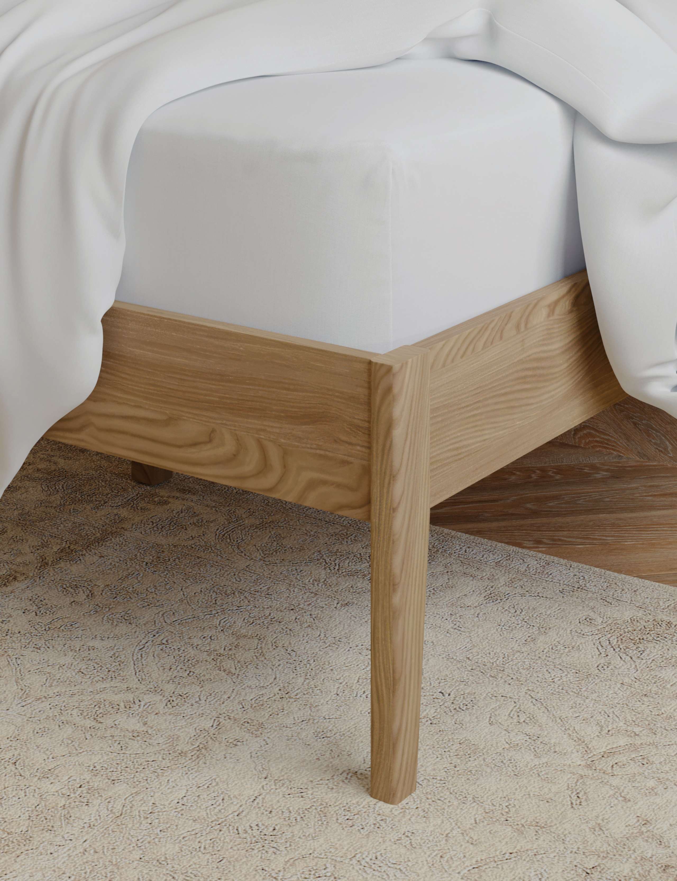 Egyptian Cotton 230 Thread Count Crisp Extra Deep Fitted Sheet 3 of 5