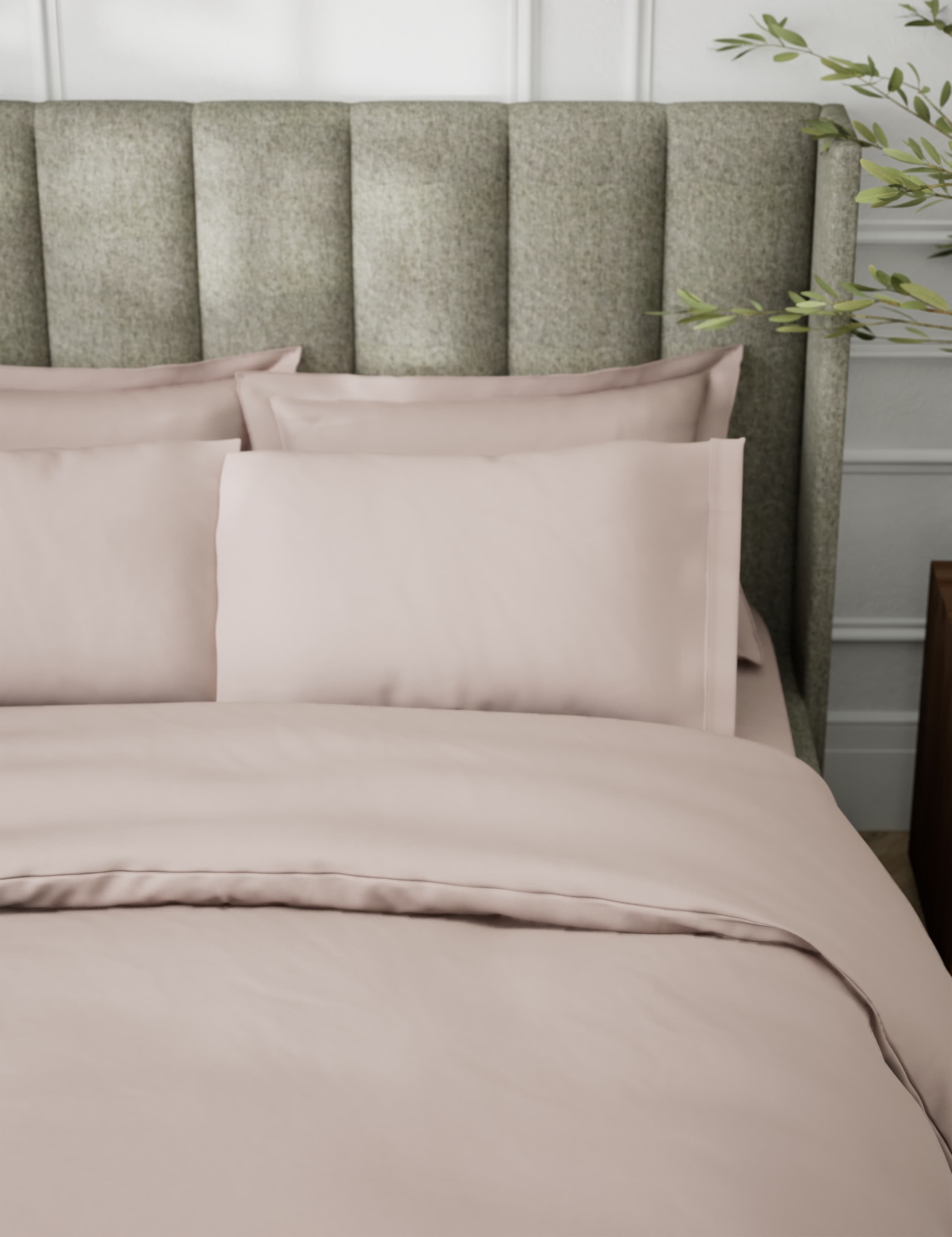 2 Pack Egyptian Cotton 230 Thread Count Crisp Pillowcases 3 of 3