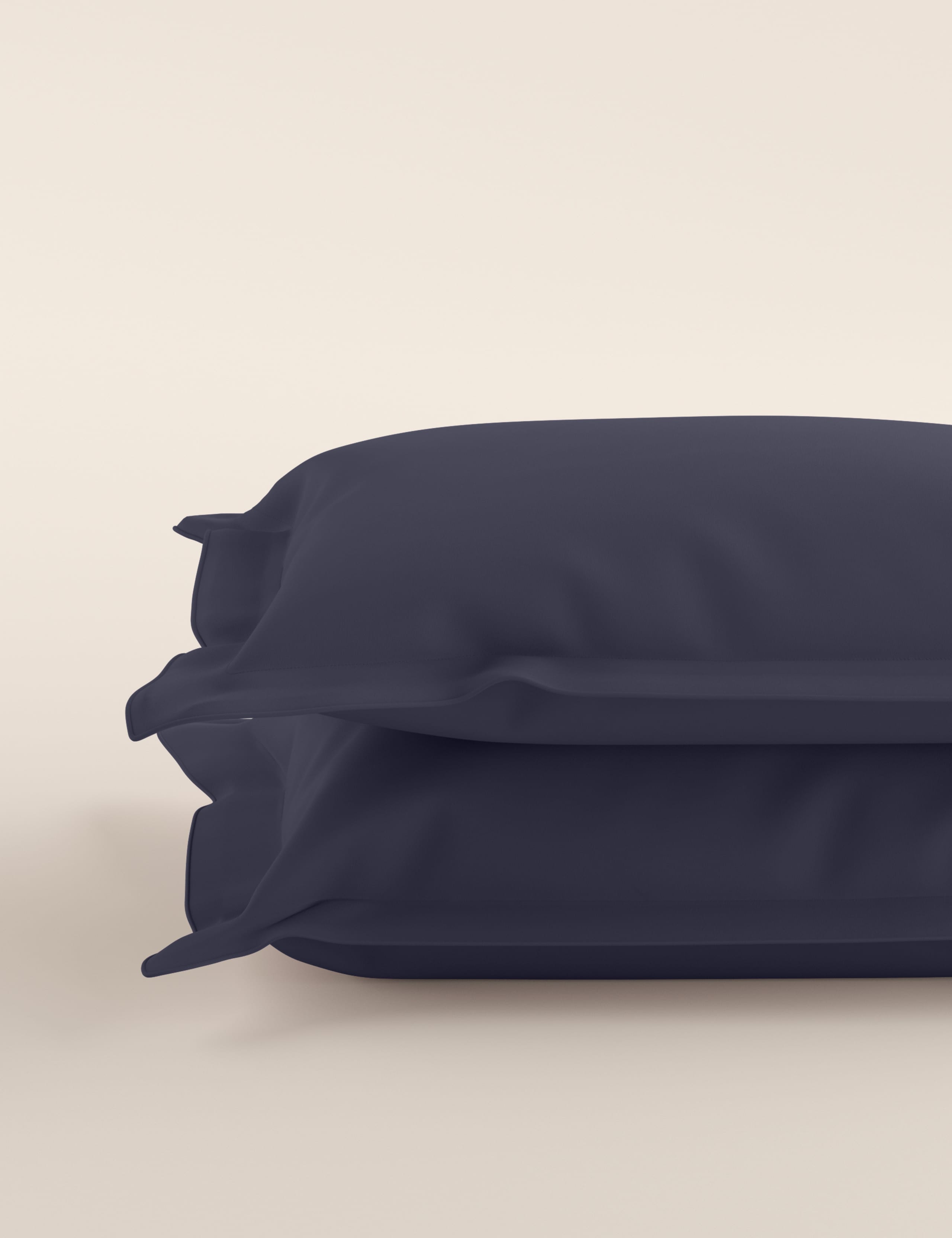 2 Pack Egyptian Cotton 230 Thread Count Crisp Oxford Pillowcases 3 of 7