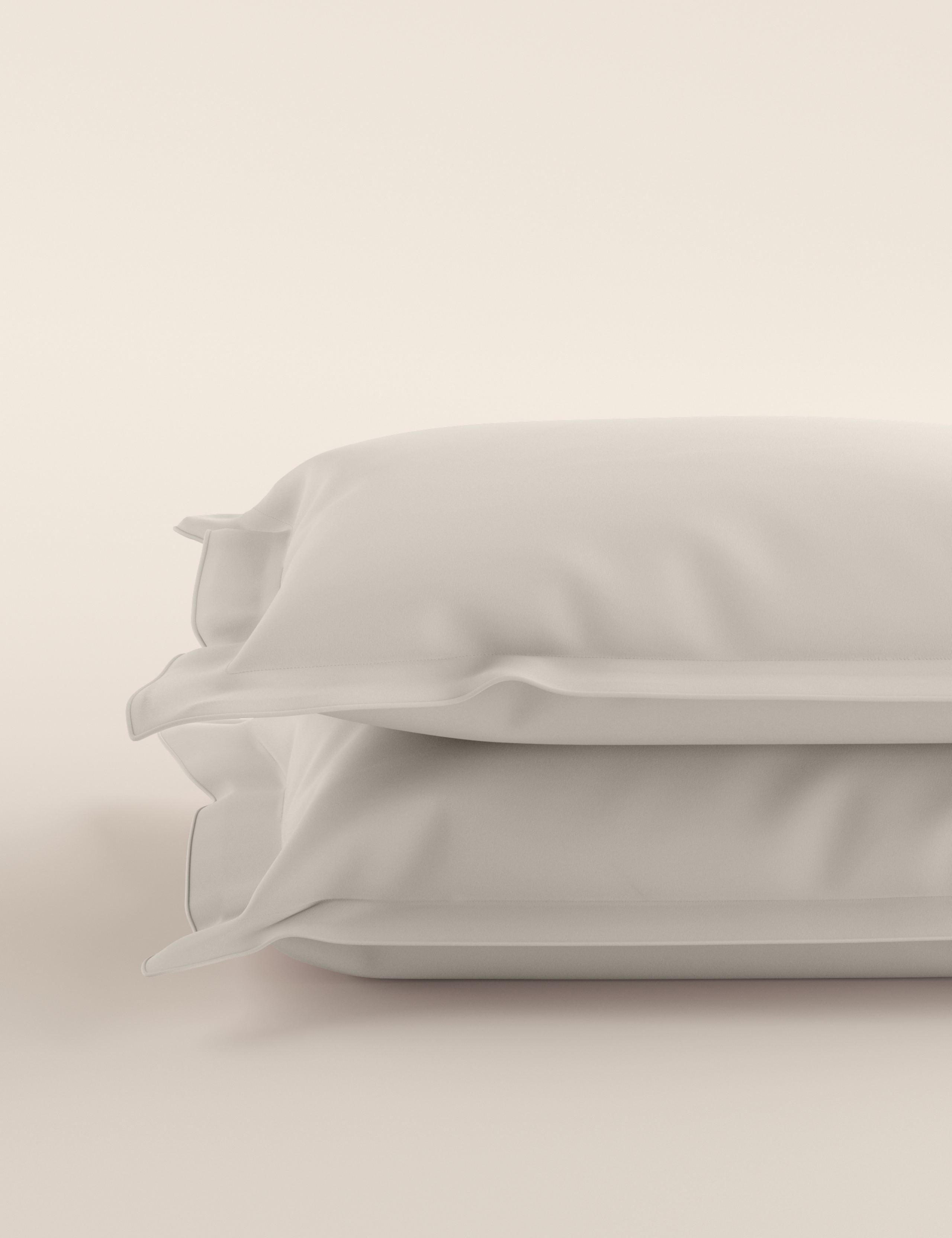 2pk Egyptian Cotton 230 Thread Count Oxford Pillowcases 2 of 4