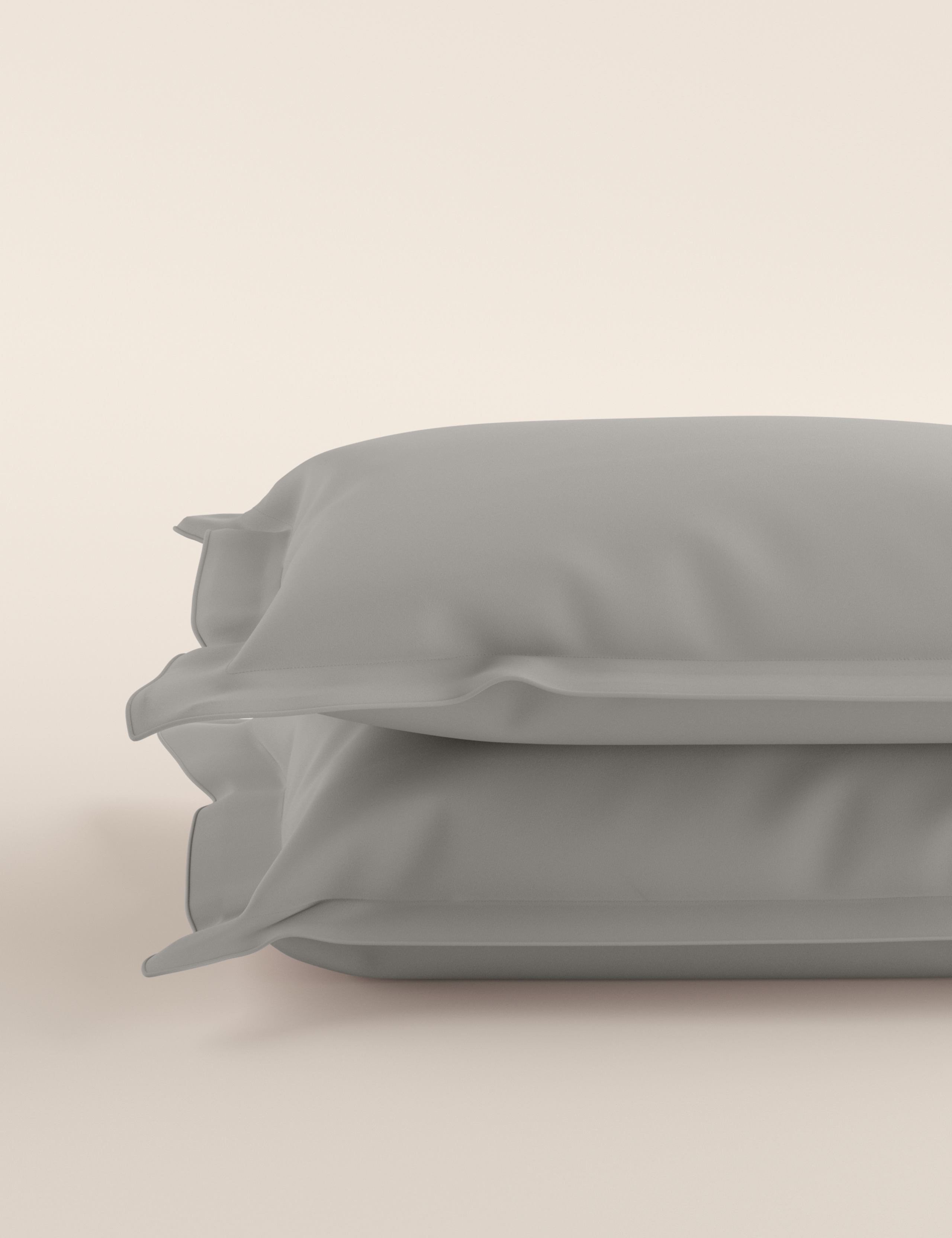 2pk Egyptian Cotton 230 Thread Count Oxford Pillowcases 2 of 2
