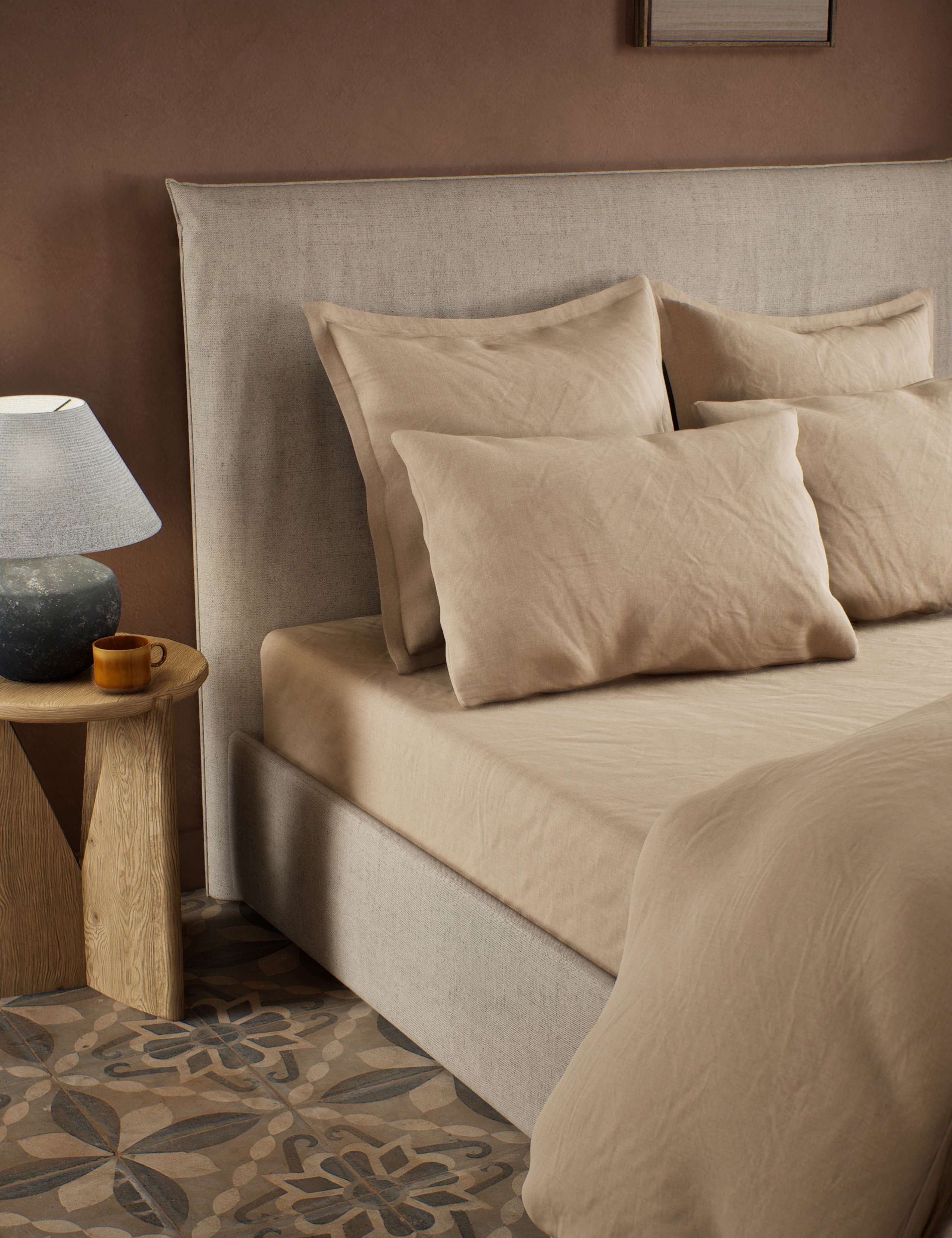 2pk Washed Cotton Oxford Pillowcases 1 of 3