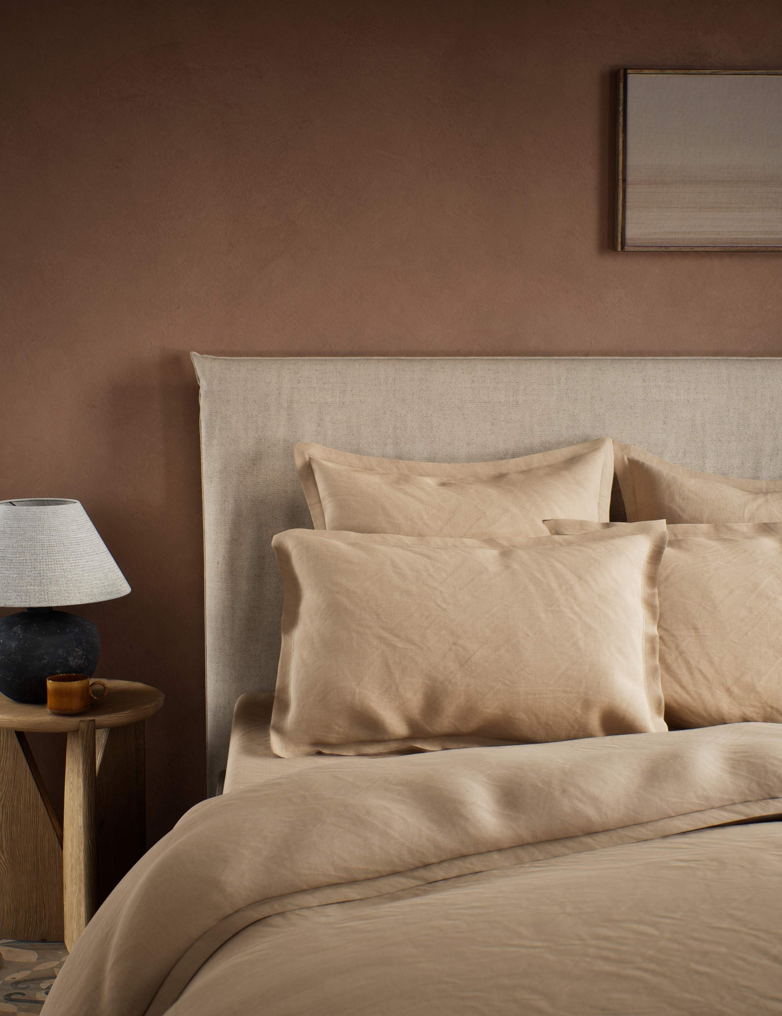 2pk Washed Cotton Oxford Pillowcases 2 of 3