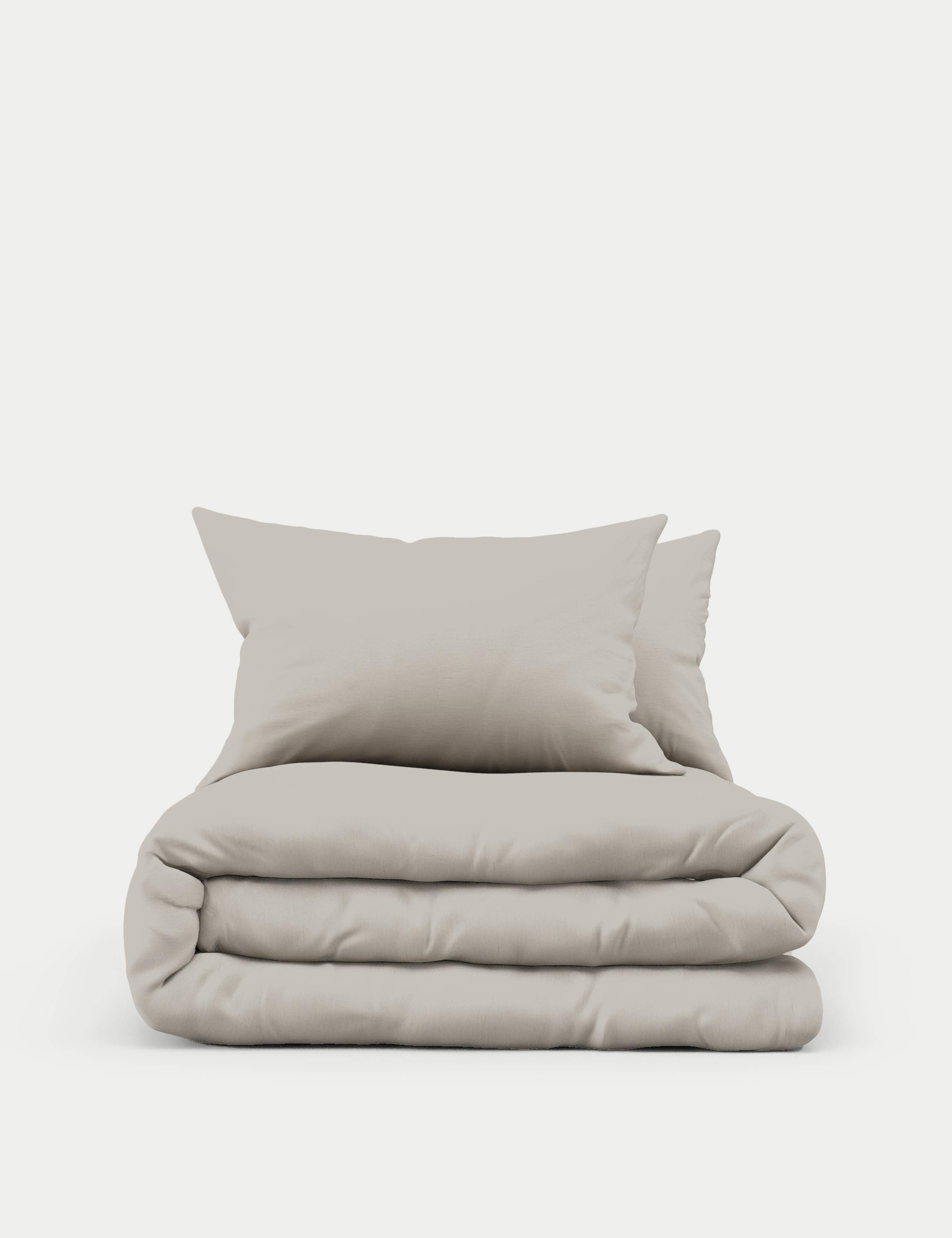 500 Thread Count Pure Cotton Sateen Bedding Set 2 of 3