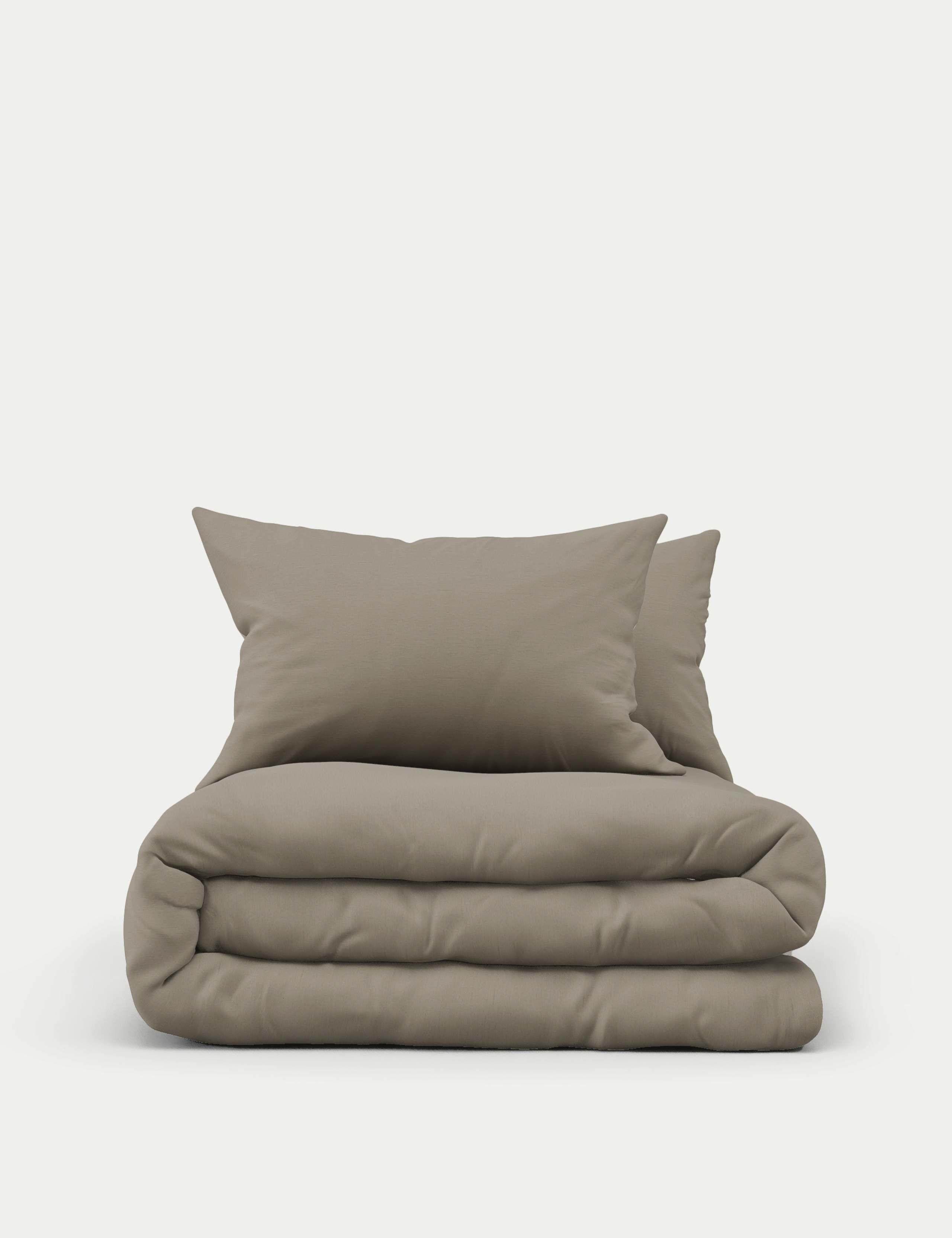 500 Thread Count Pure Cotton Sateen Bedding Set 2 of 3
