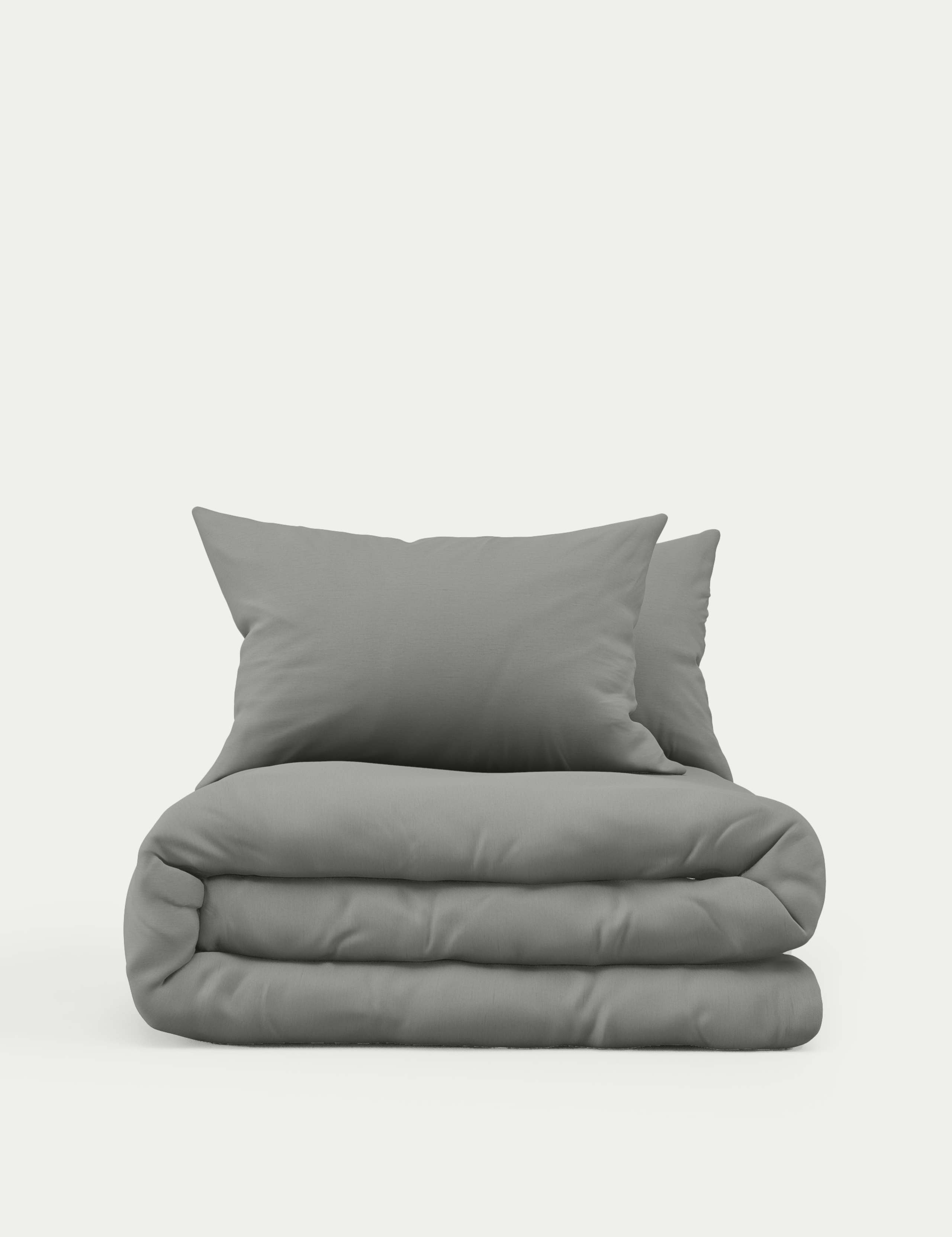 500 Thread Count Pure Cotton Sateen Bedding Set 2 of 3