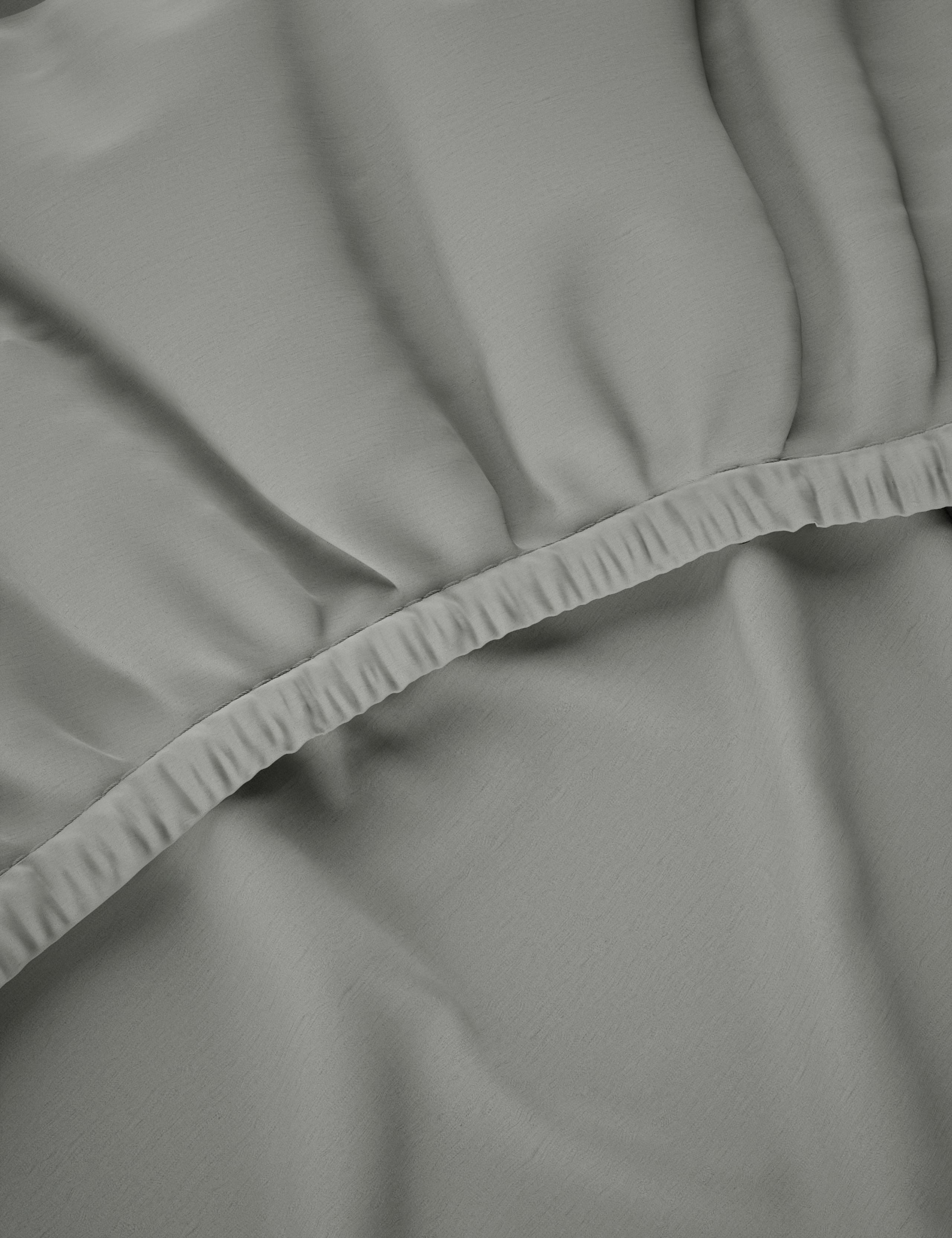 500TC Cotton Sateen Deep Fitted Sheet 2 of 3