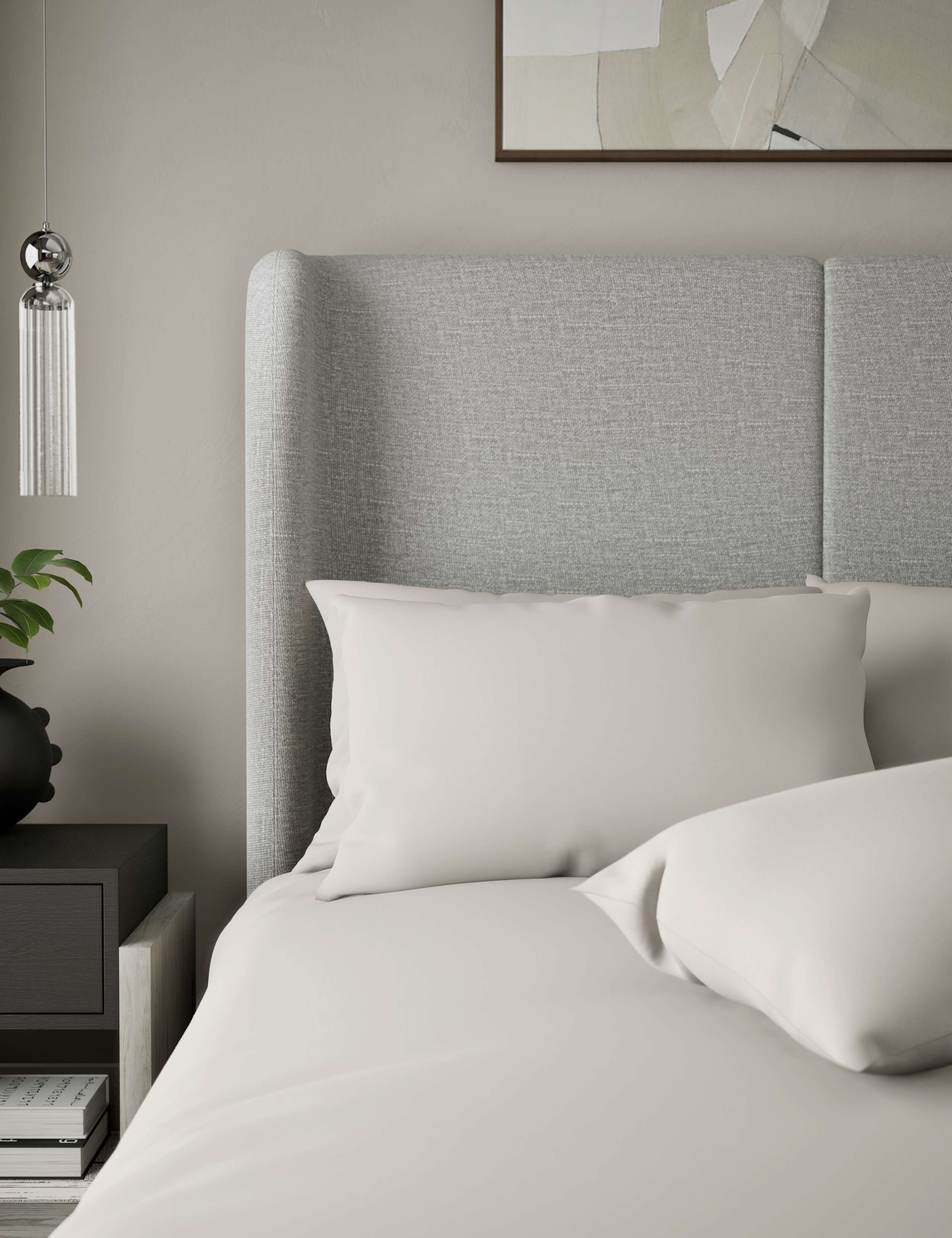 2pk 500 Thread Count Cotton Sateen Pillowcases 1 of 3