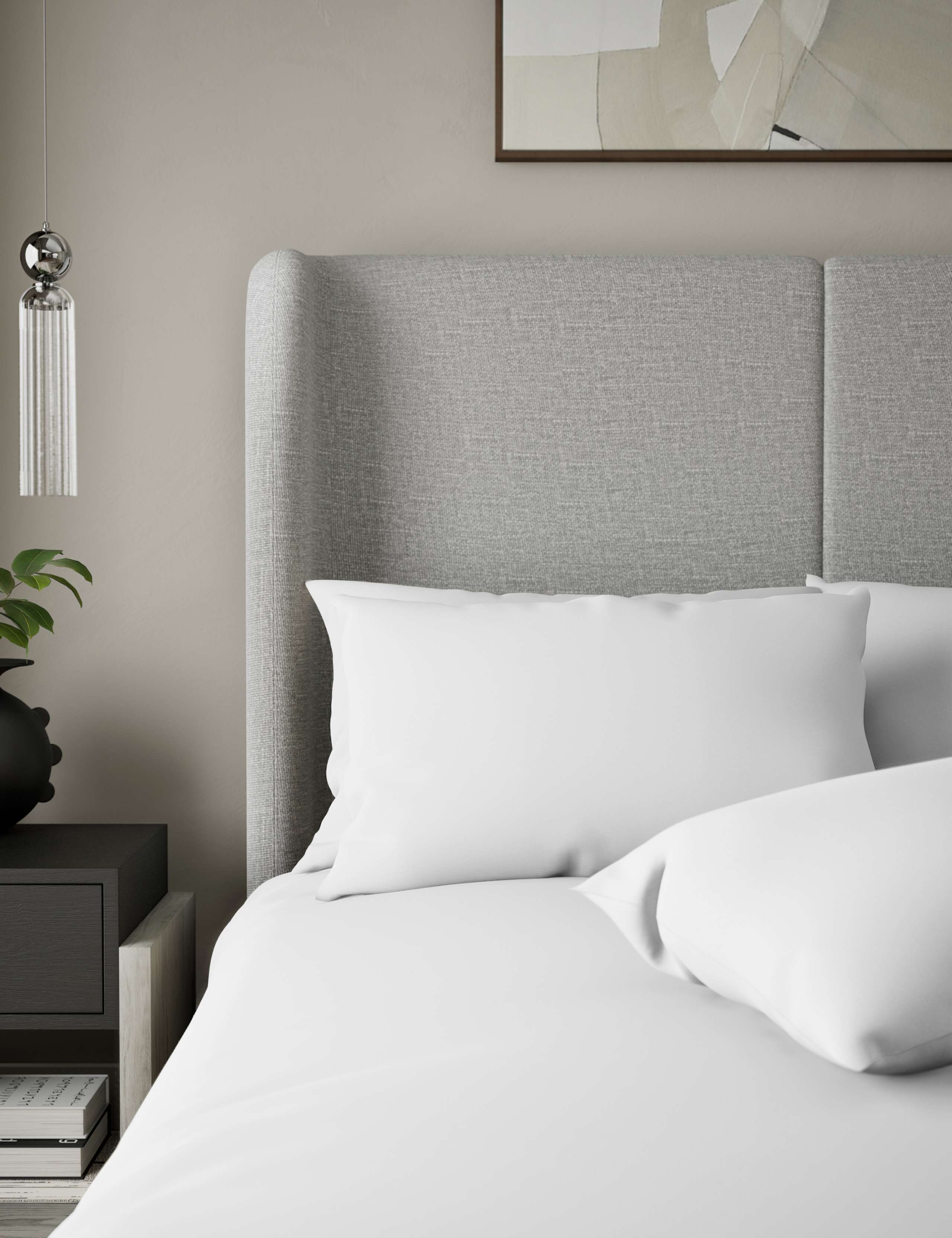 2 Pack 500 Thread Count Cotton Sateen Pillowcases 1 of 3