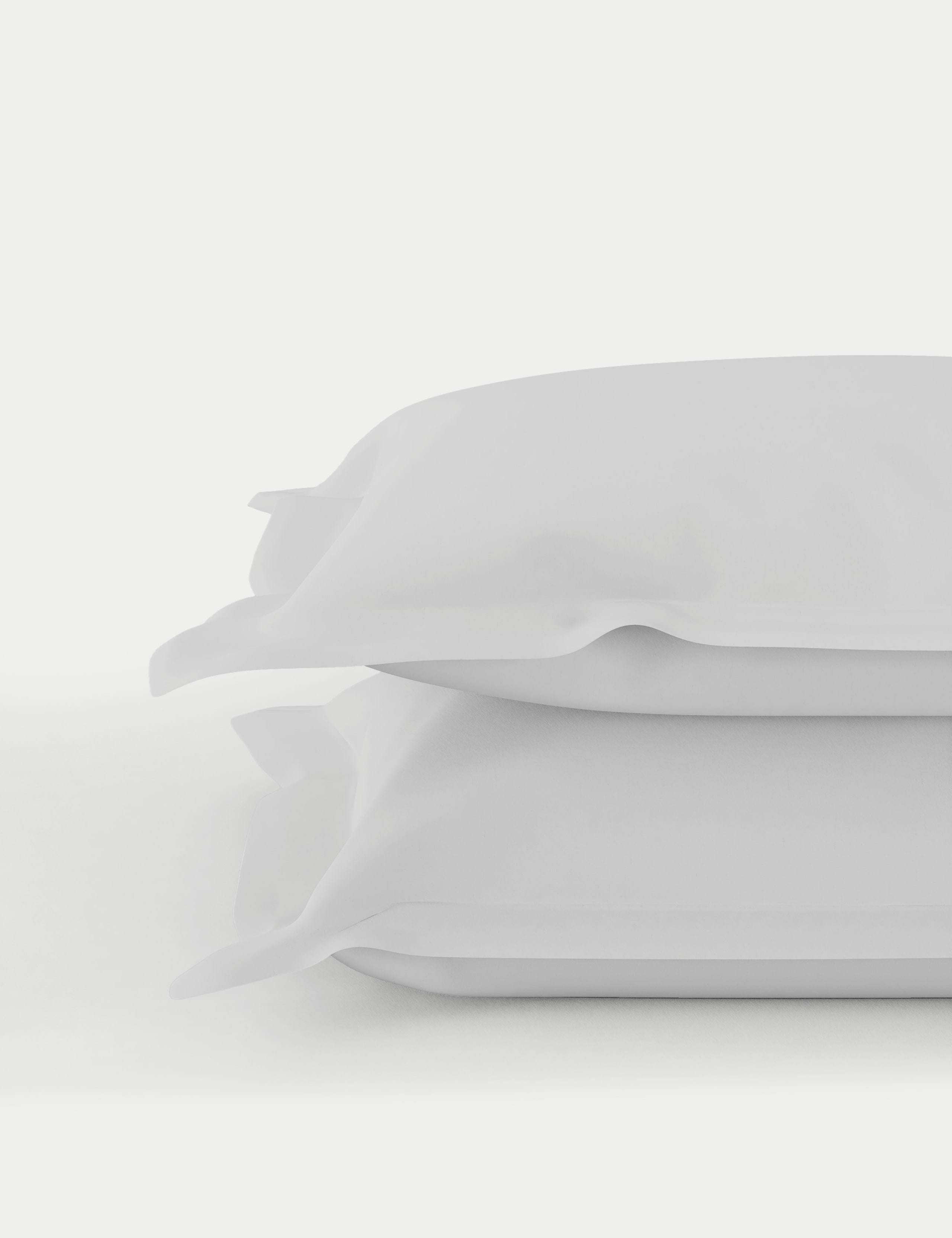 500TC Cotton Sateen 2pk Oxford Edge Pillowcase 2 of 4