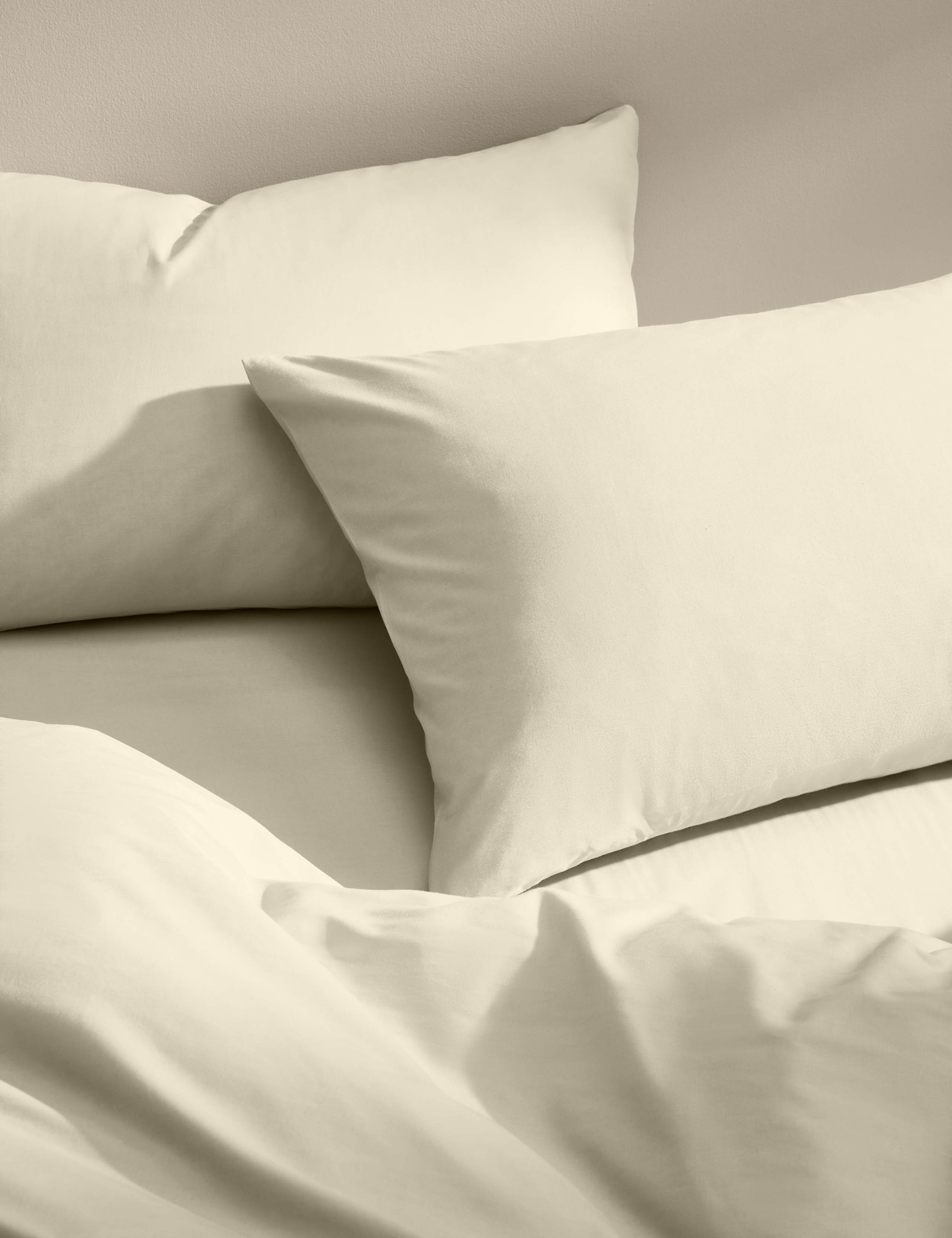 2 Pack Cotton Rich Pillowcases 1 of 3