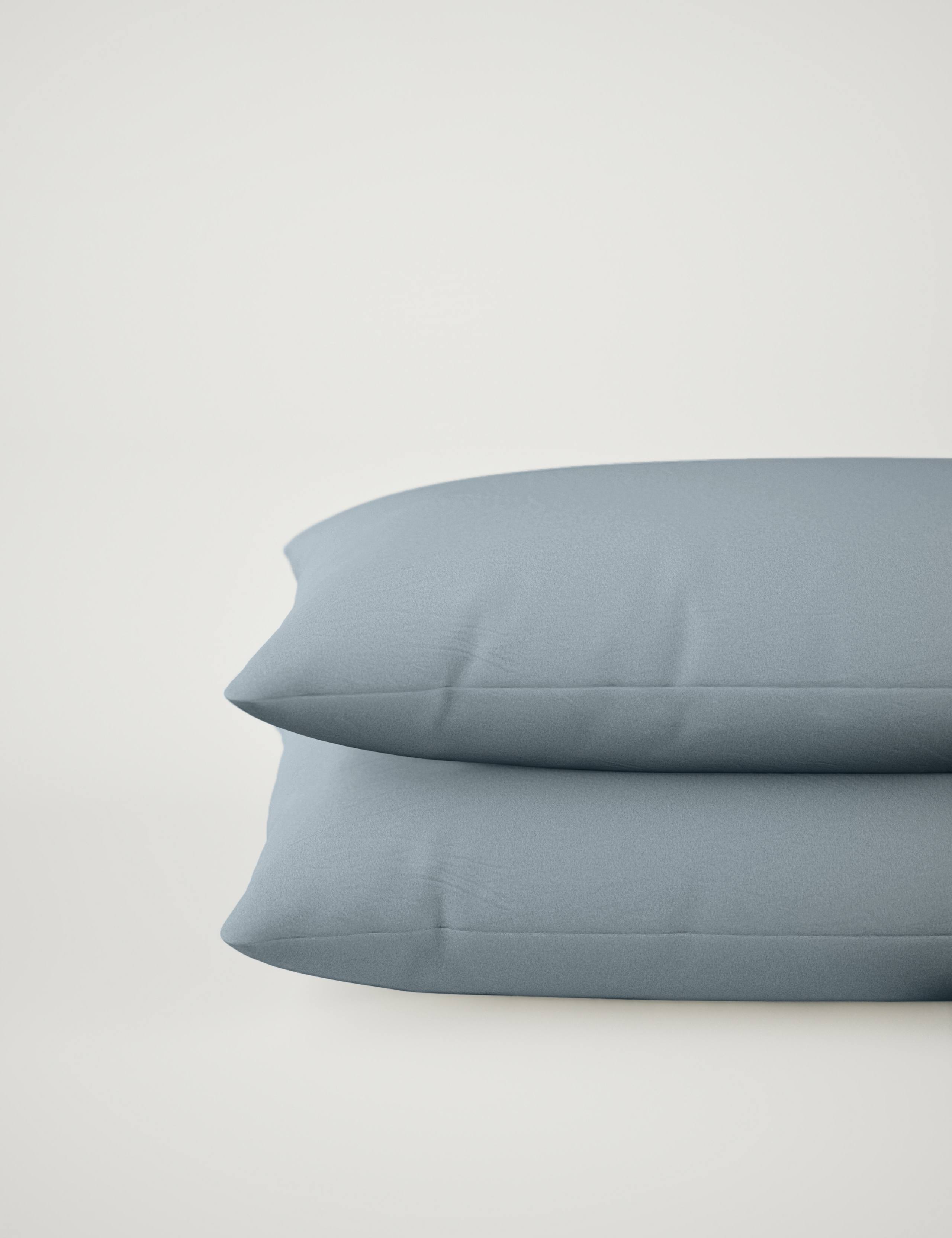 2pk Pure Brushed Cotton Pillowcases 2 of 3