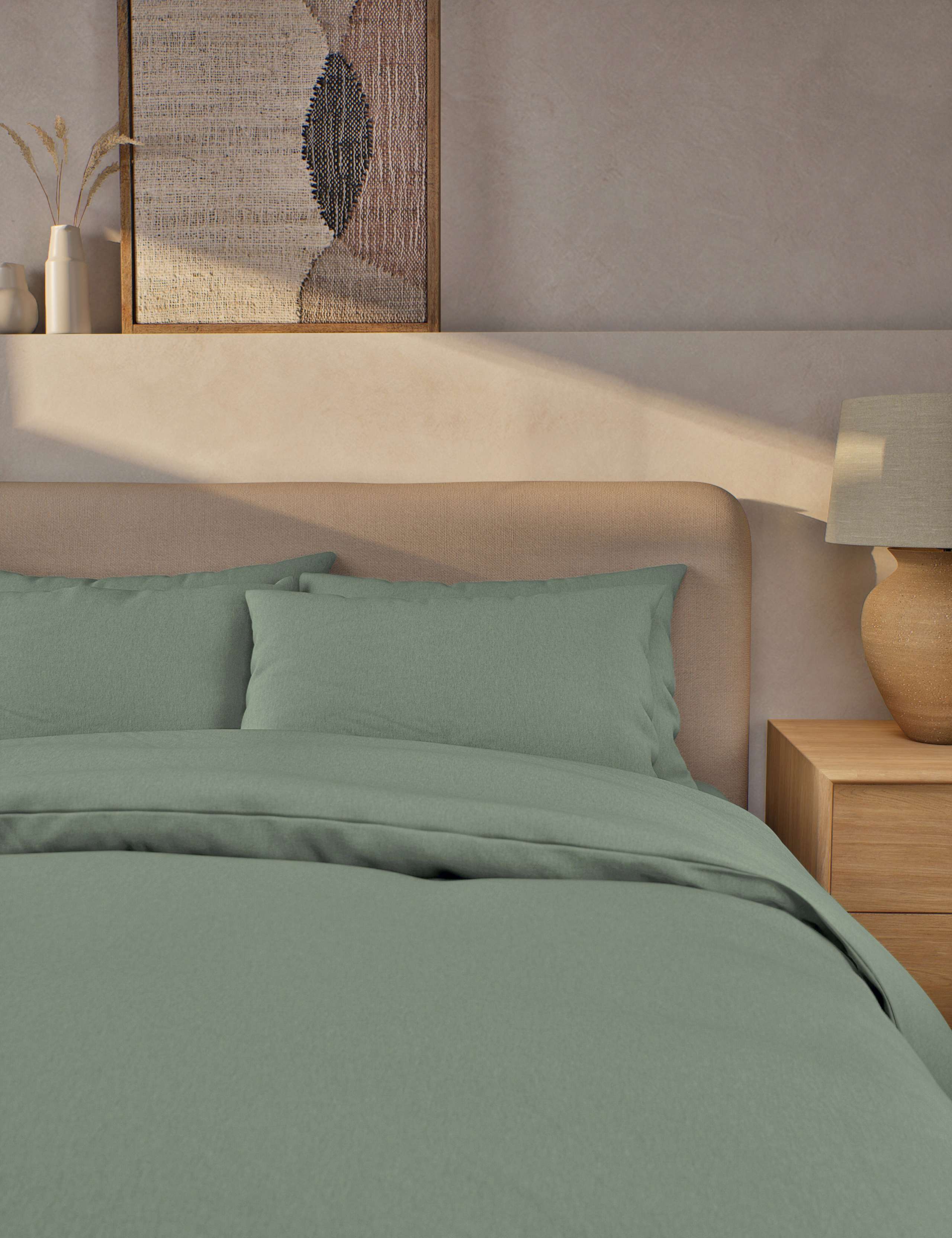 Pure Brushed Cotton Bedding Set 3 of 4