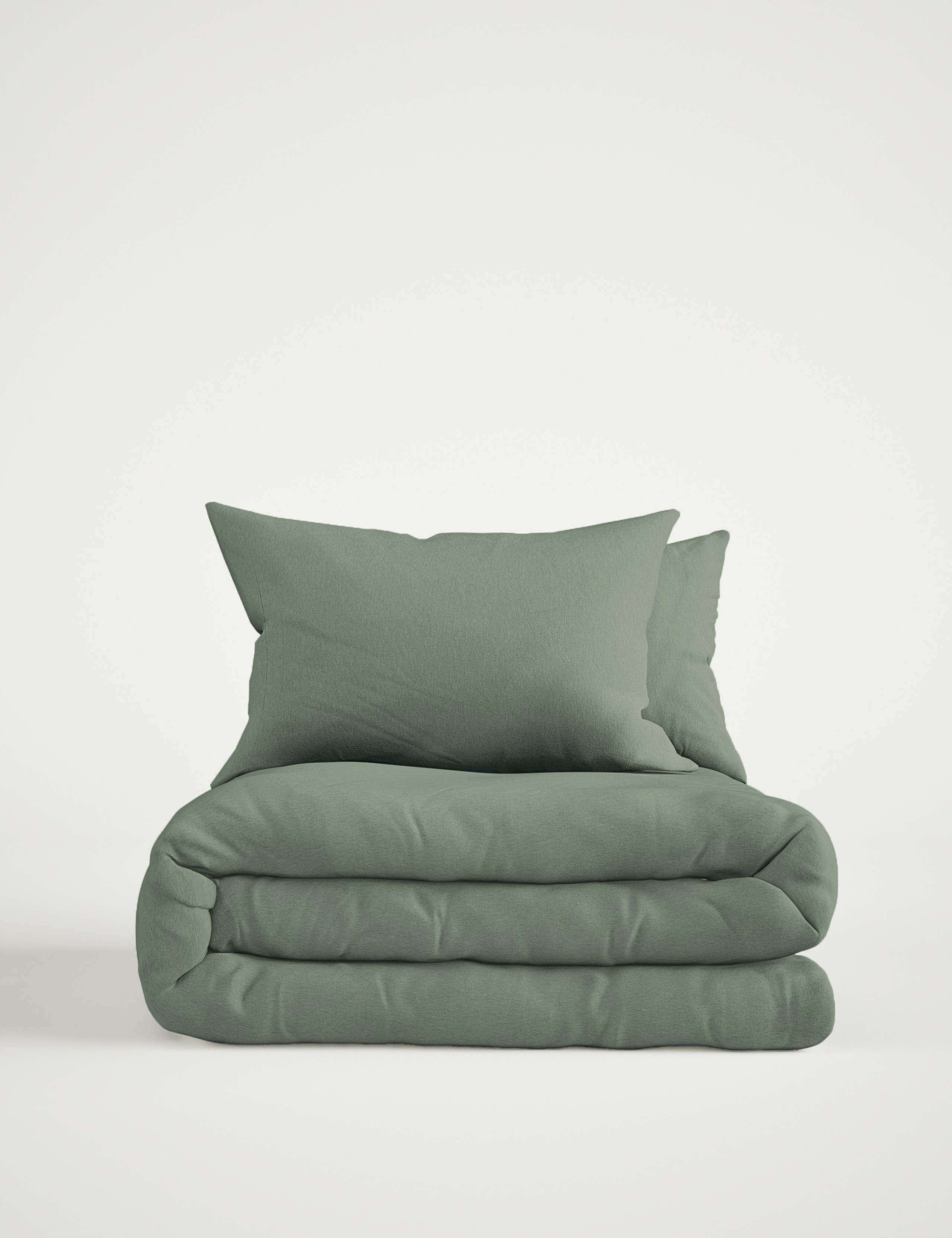 Pure Brushed Cotton Bedding Set 2 of 4