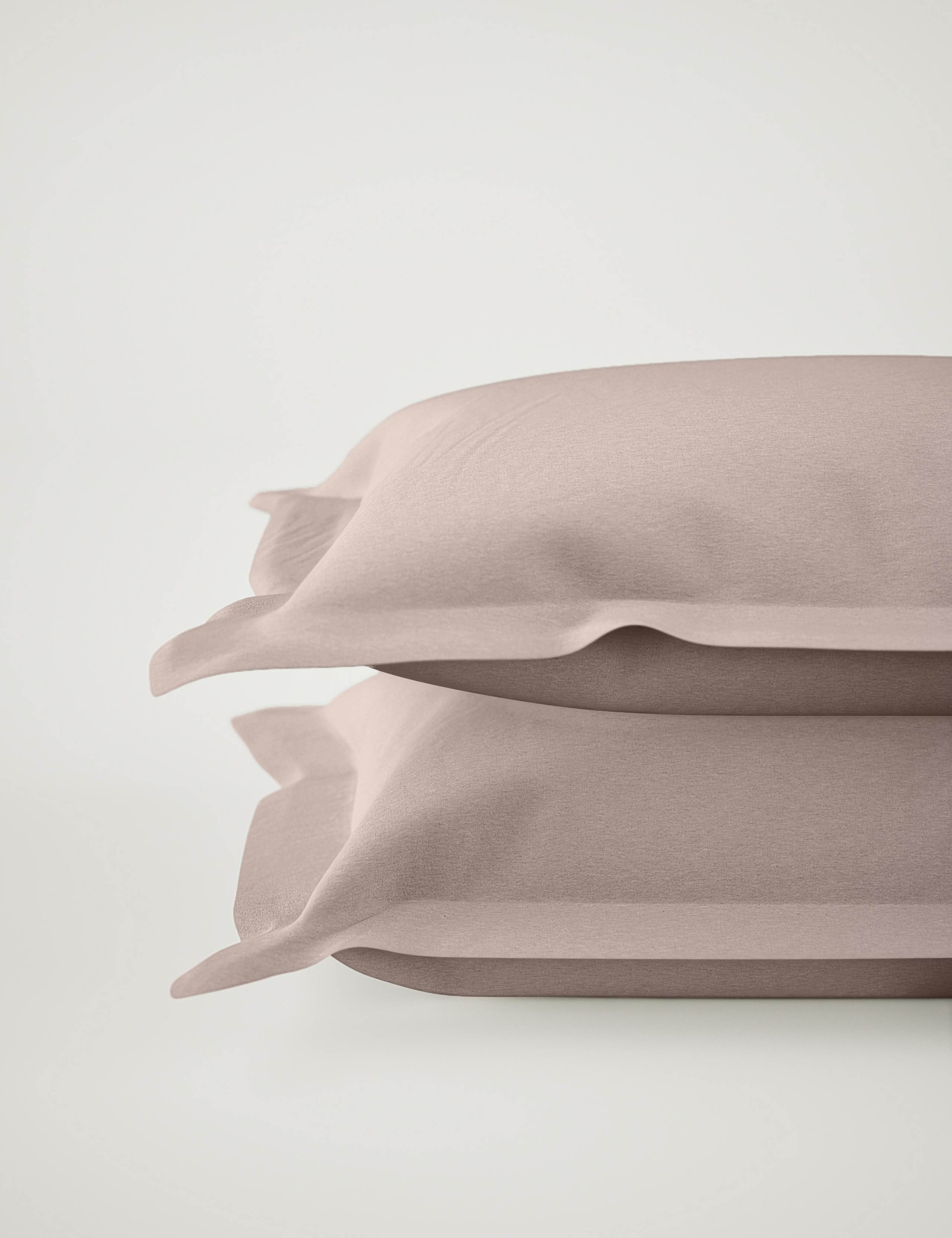 2pk Pure Brushed Cotton Oxford Pillowcases 2 of 3
