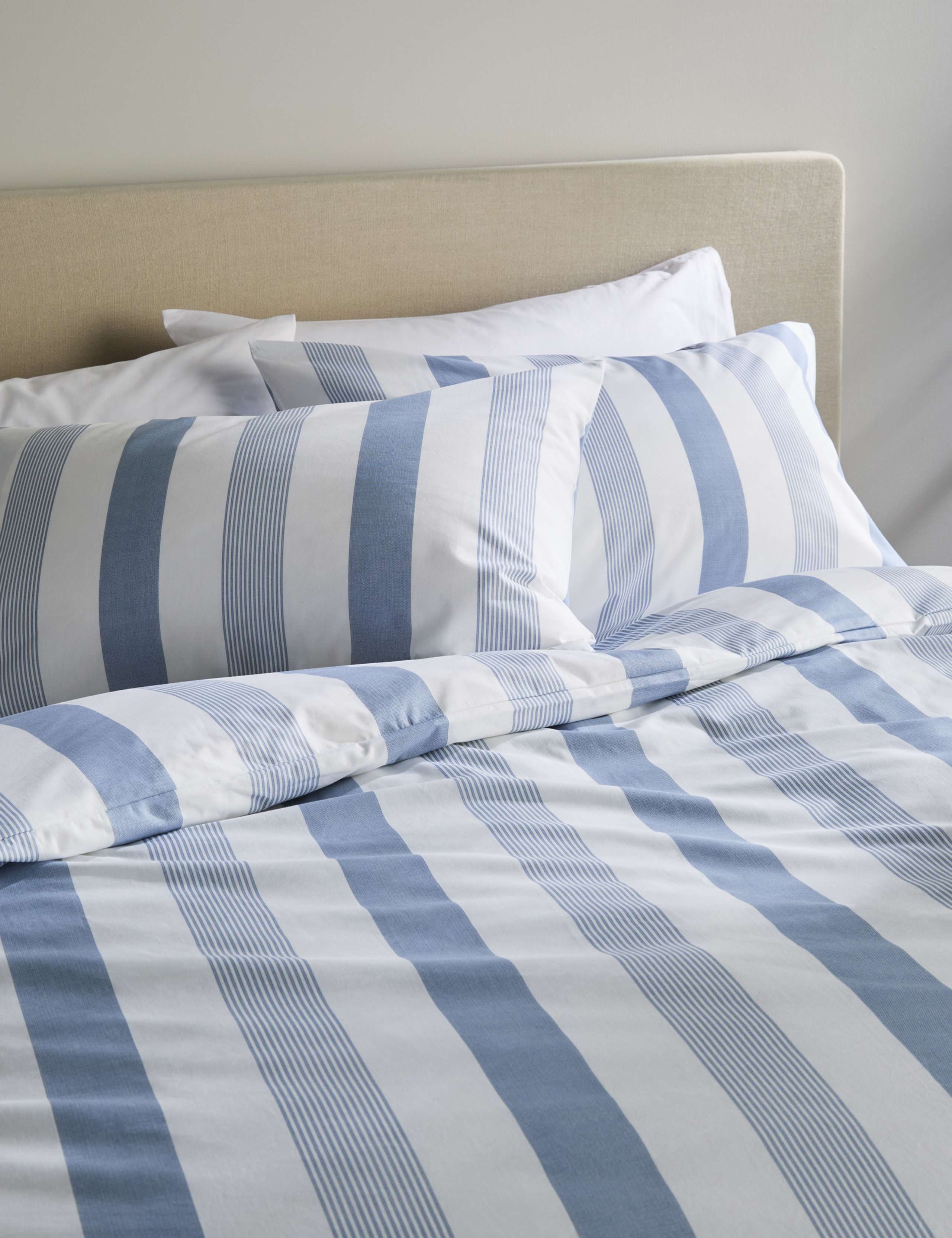 Pure Cotton Hadley Striped Bedding Set 1 of 5