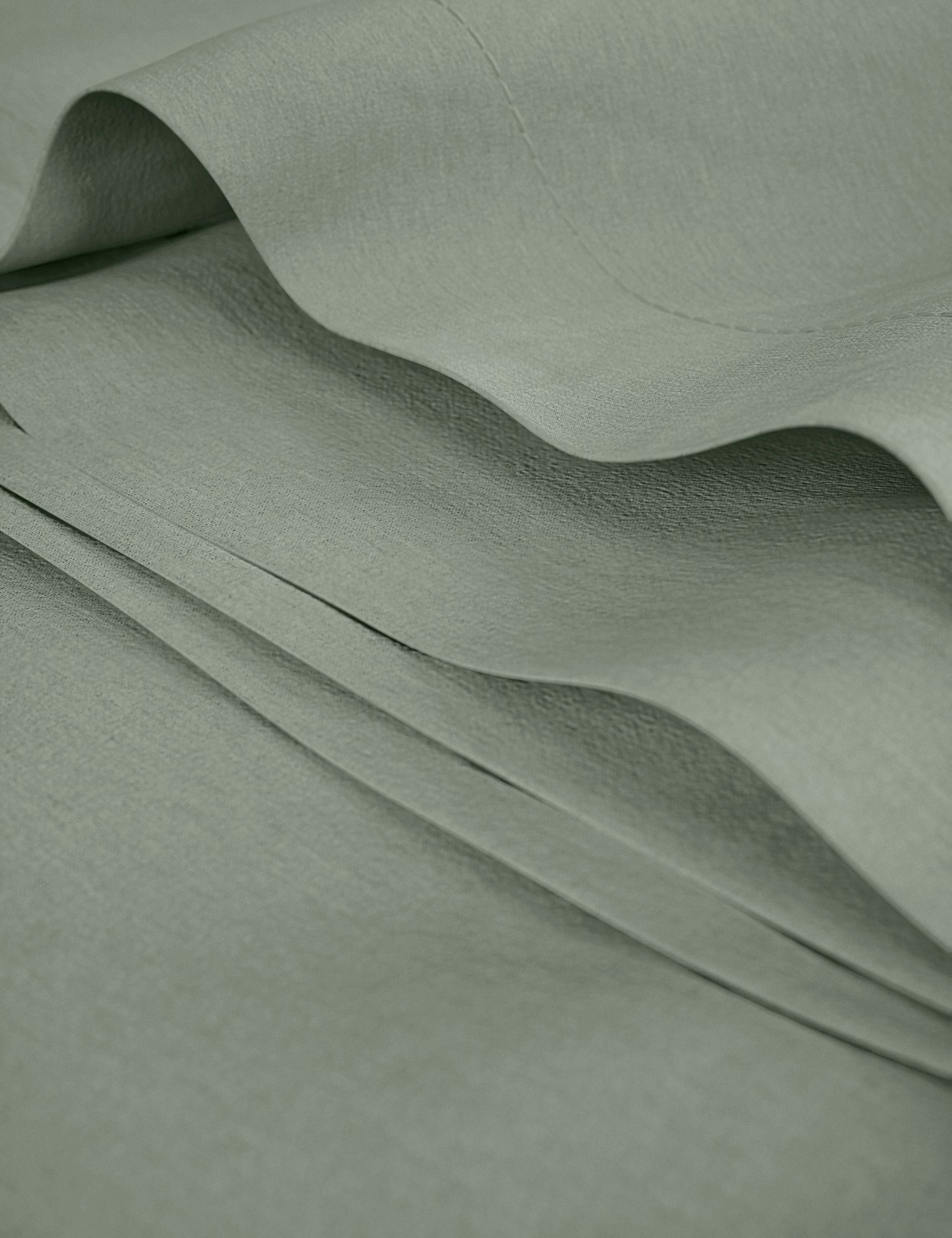 Pure Brushed Cotton Flat Sheet 2 of 3