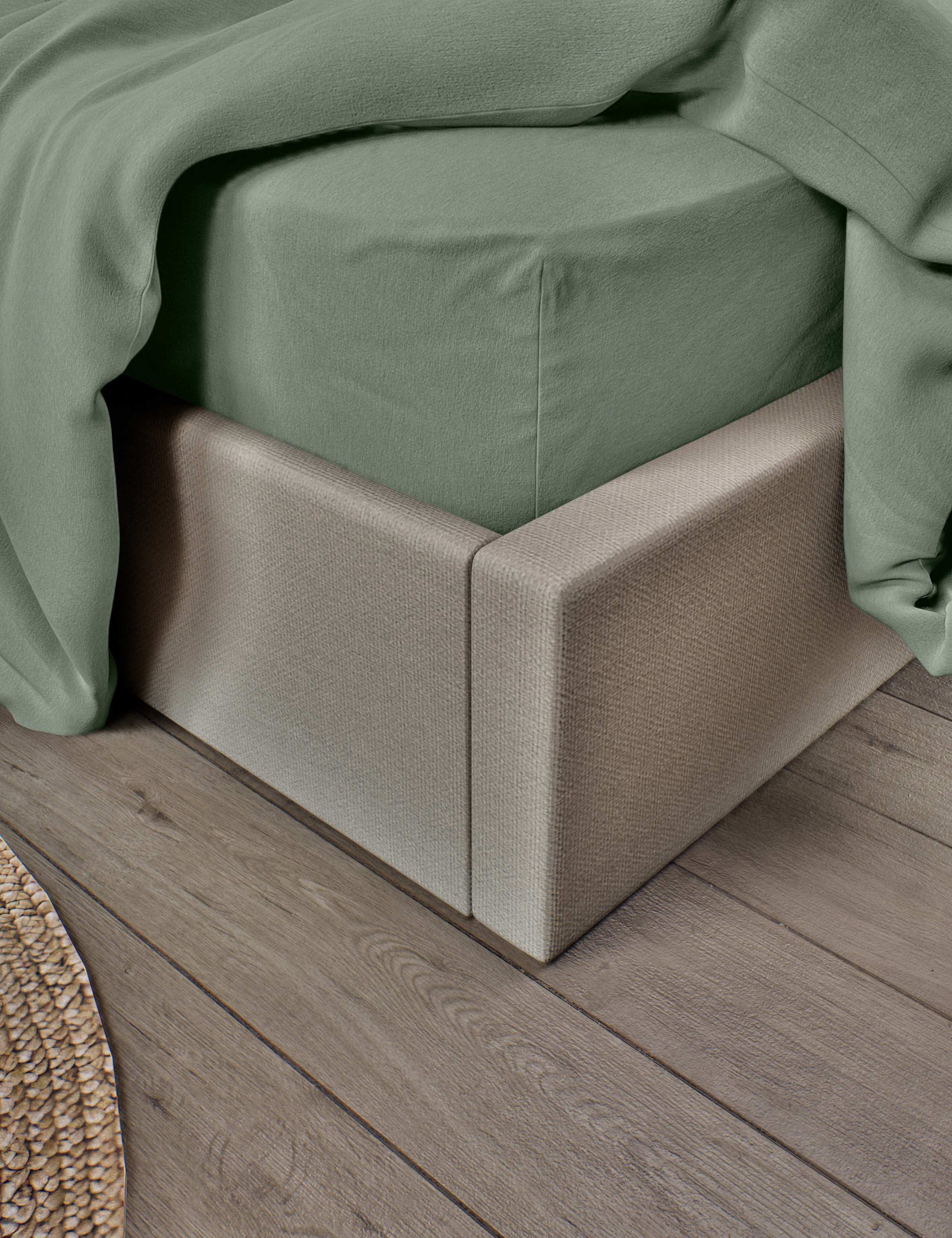 Pure Brushed Cotton Deep Fitted Sheet 3 of 3