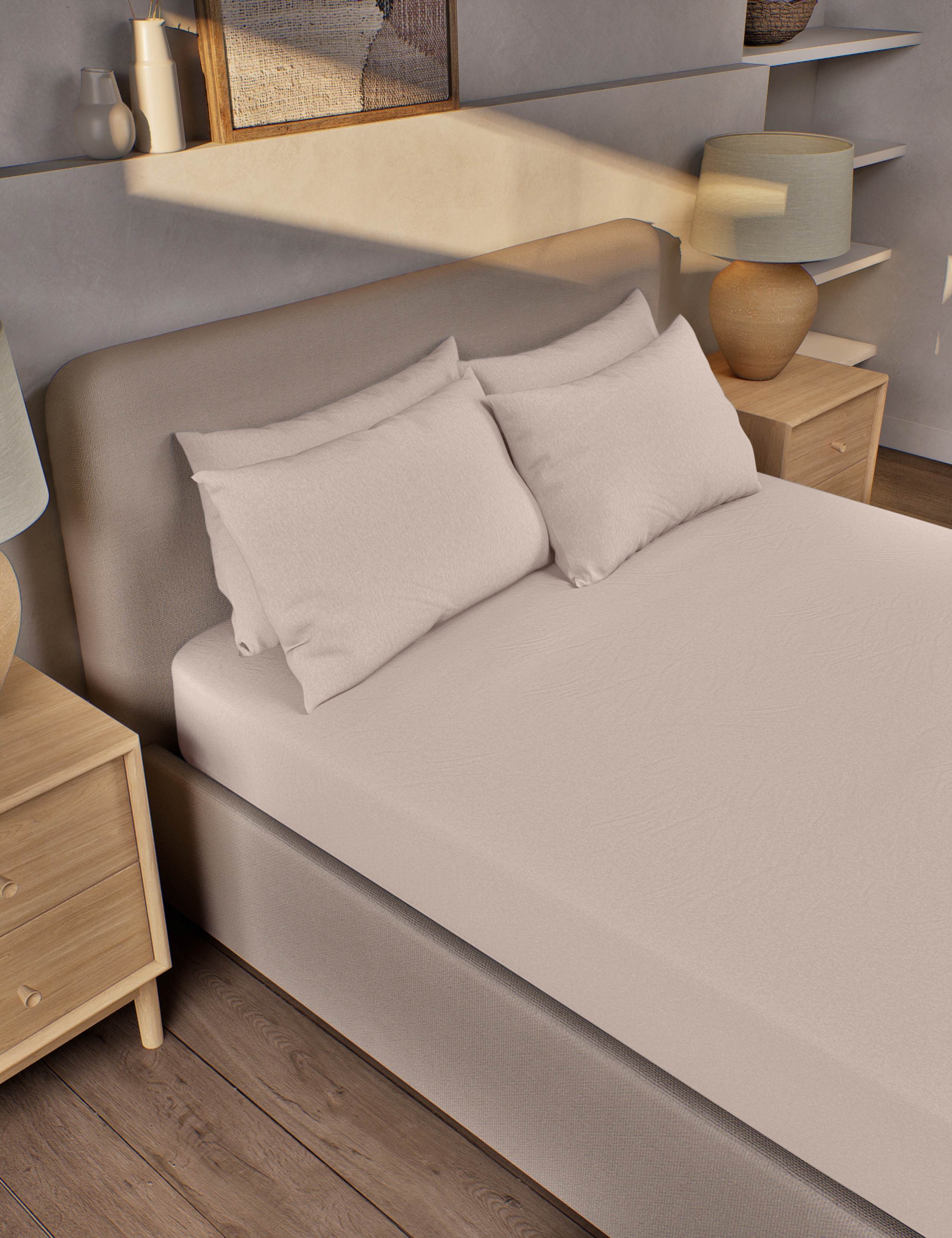 Pure Brushed Cotton Deep Fitted Sheet 1 of 3