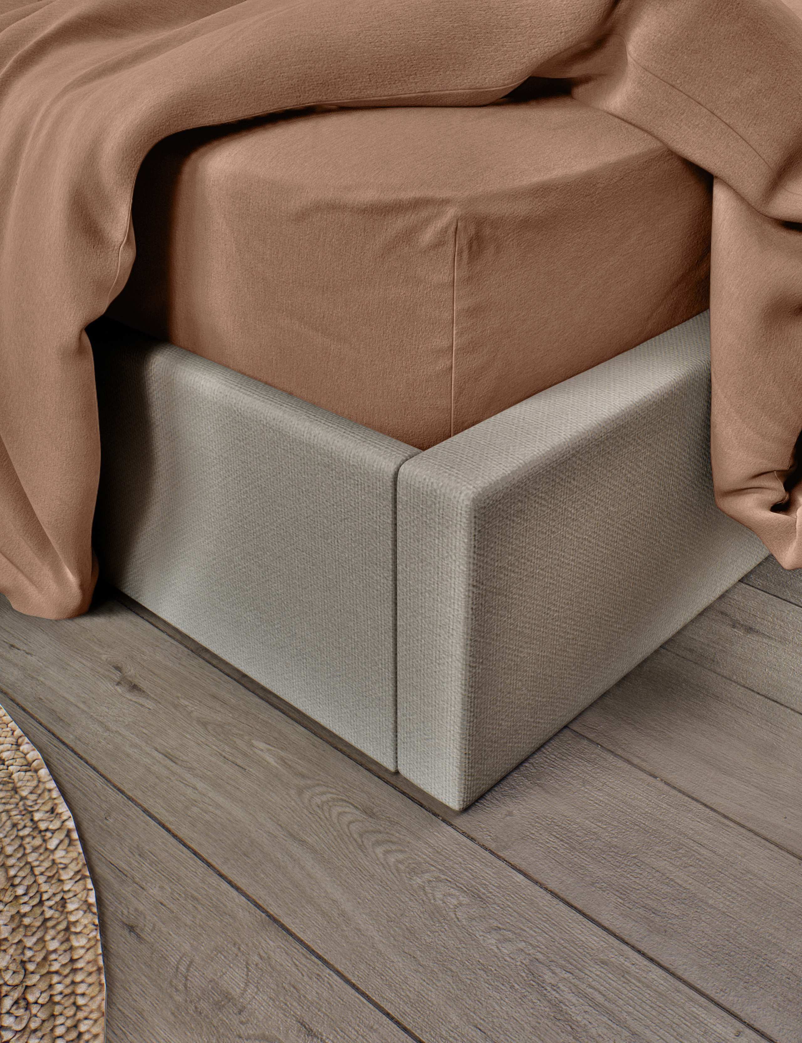 Pure Brushed Cotton Deep Fitted Sheet 3 of 3