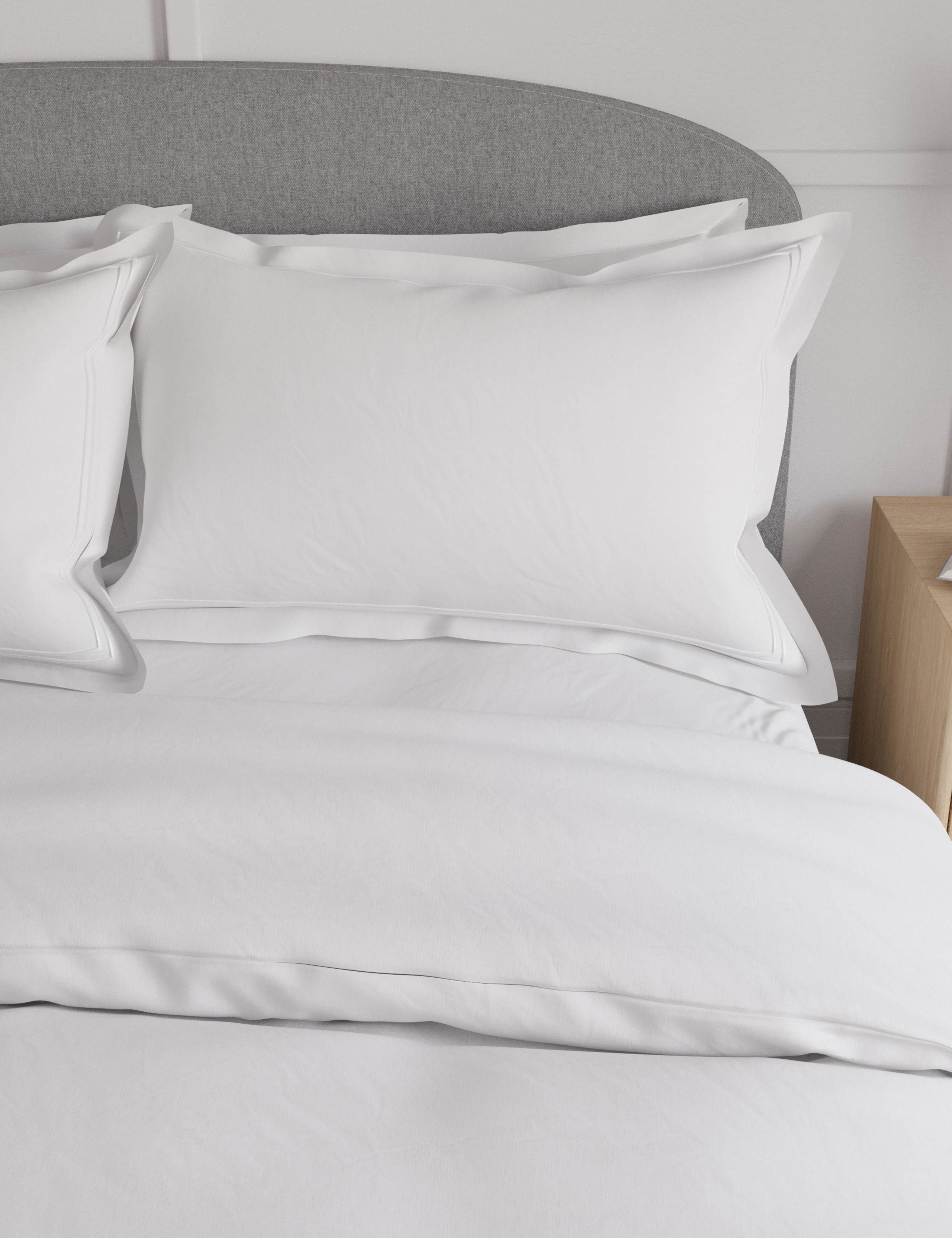 2pk 600 Thread Count Sateen Oxford Pillowcases 3 of 3