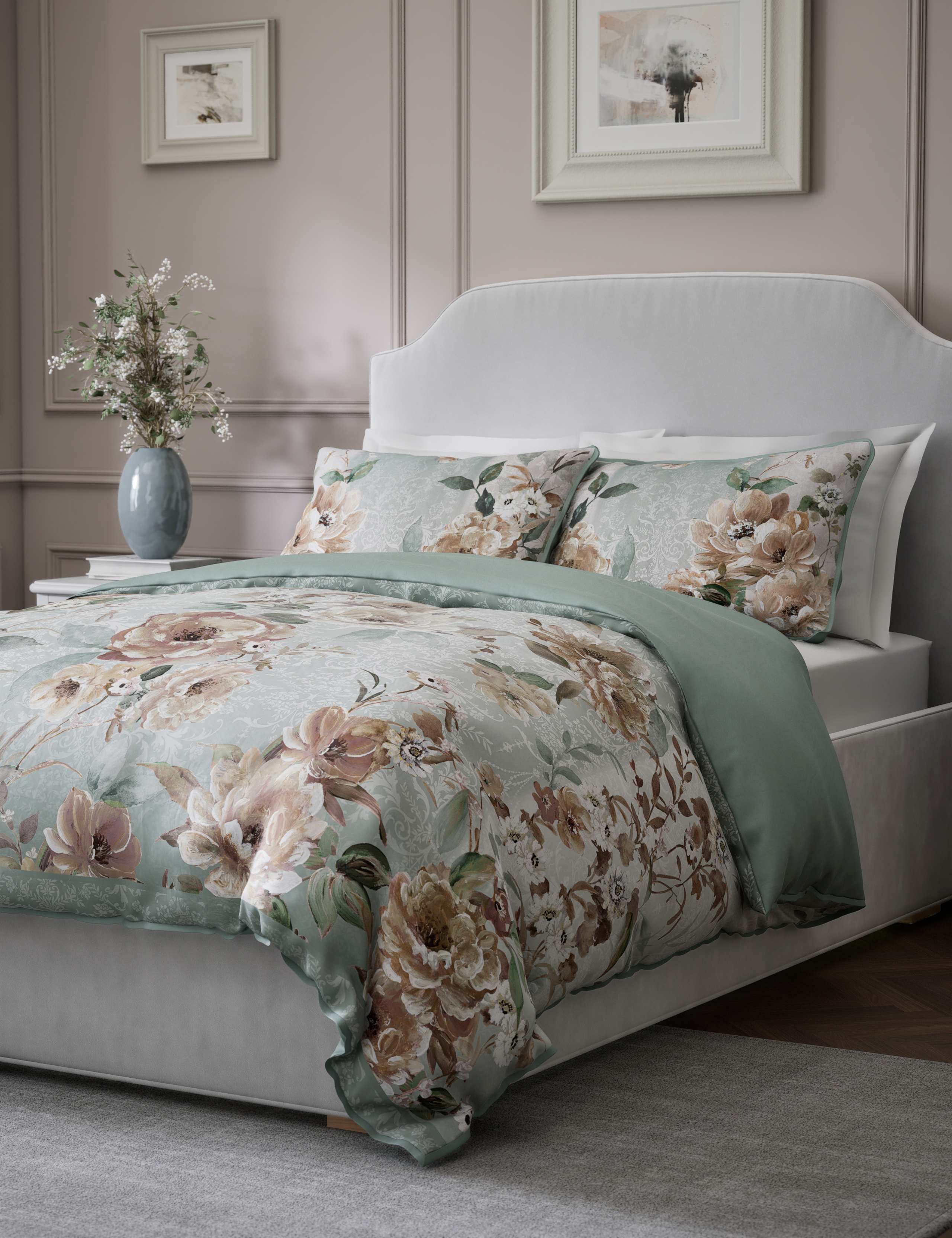 Pure Cotton Sateen Emilie Enchanted Bedding Set 5 of 6