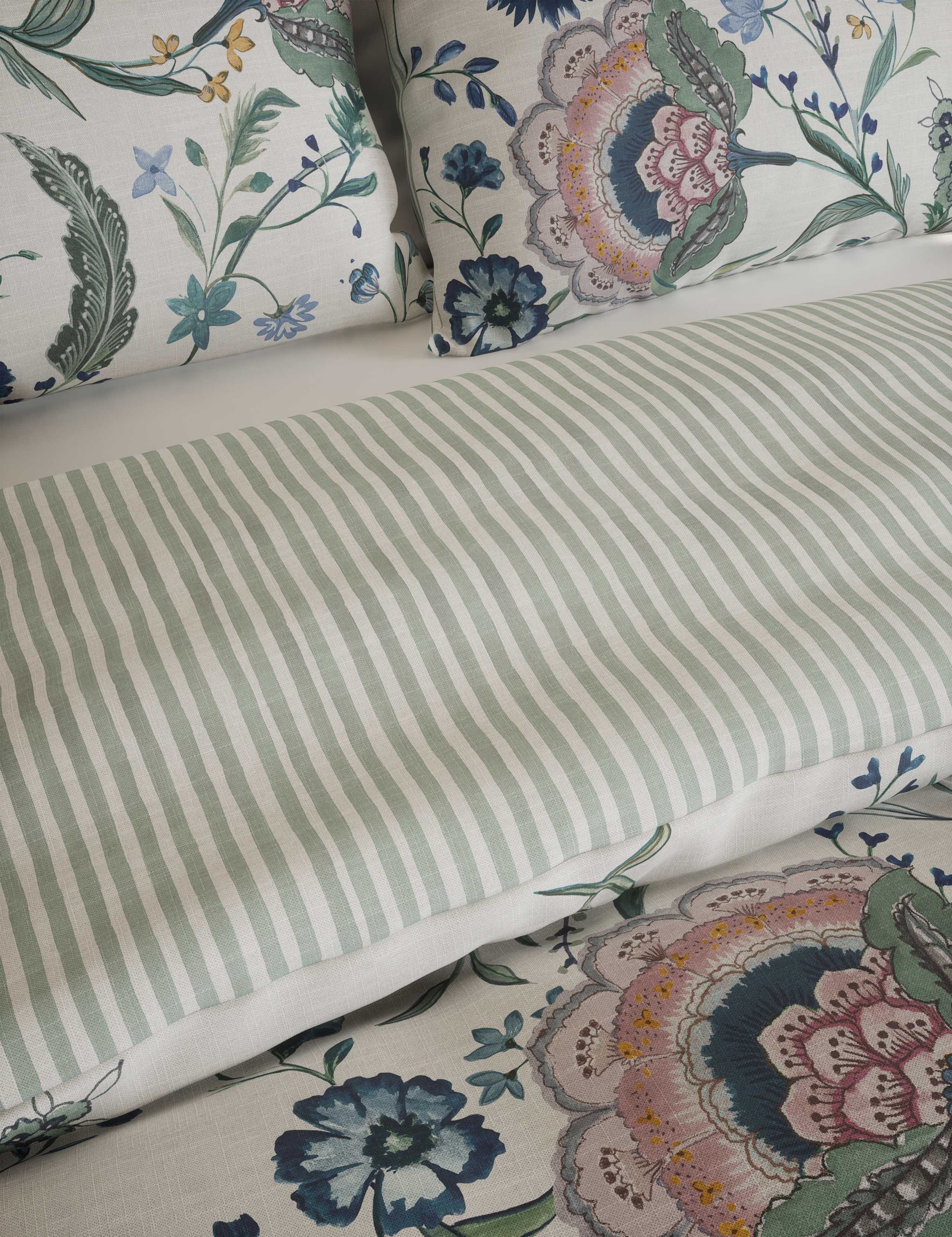 Pure Cotton Floral Bedding Set 5 of 5