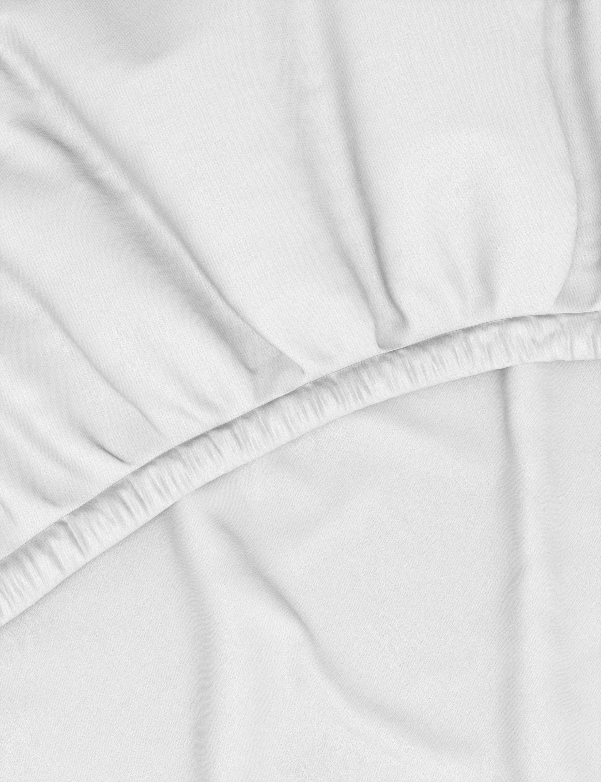 Pure Cotton 300 Thread Count Extra Deep Fitted Sheet 2 of 4