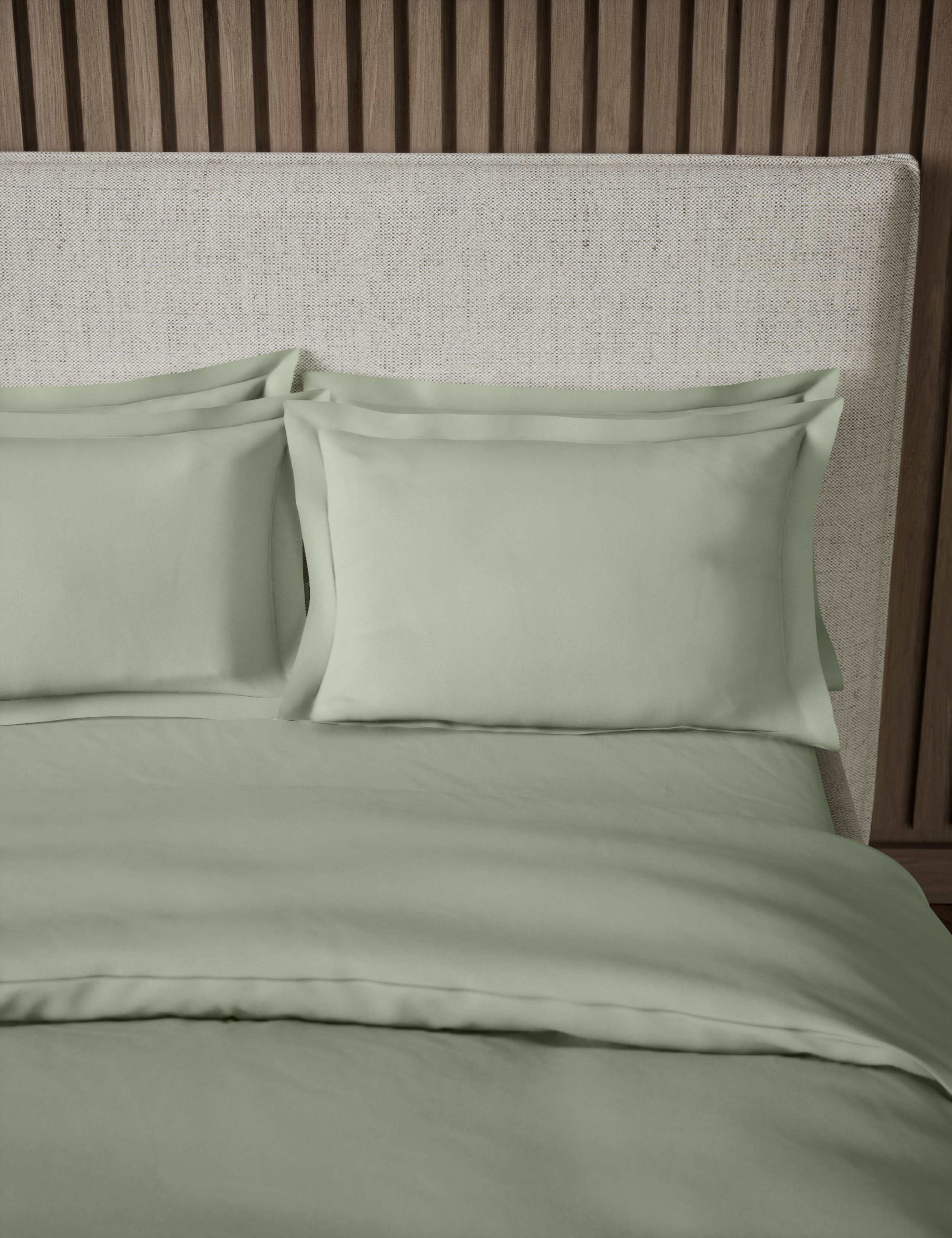 2pk Pure Cotton 300 Thread Count Oxford Pillowcases 2 of 2