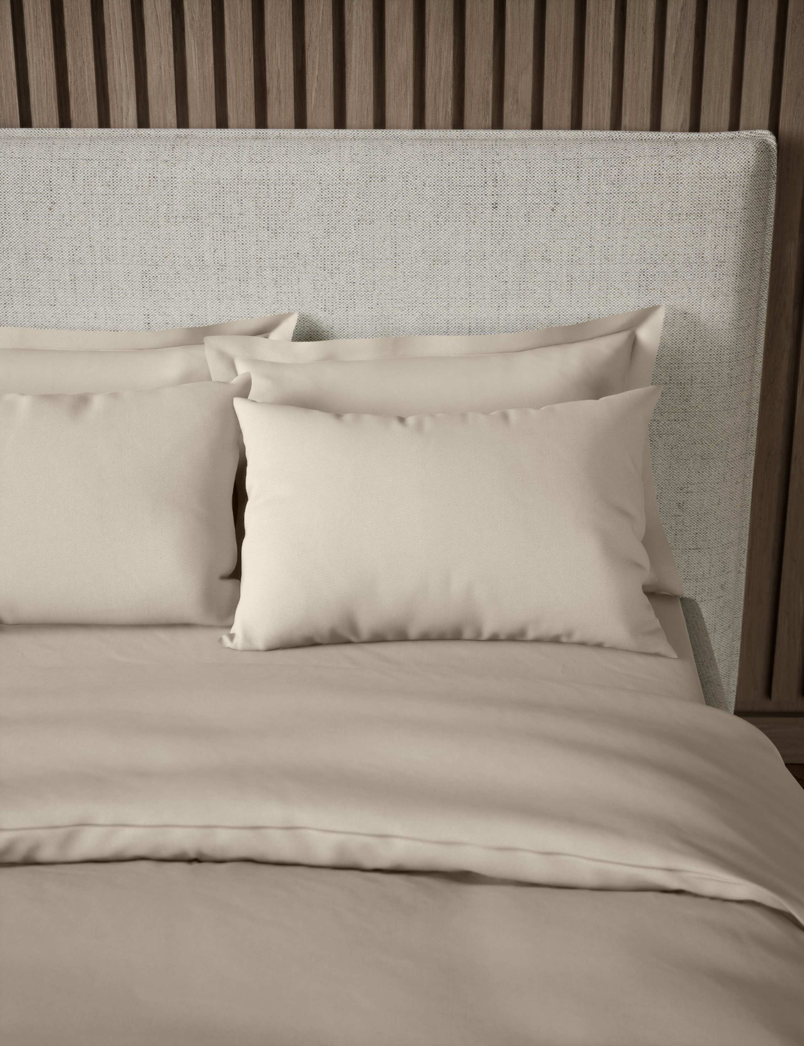 2 Pack Pure Cotton 300 Thread Count Pillowcases 3 of 3
