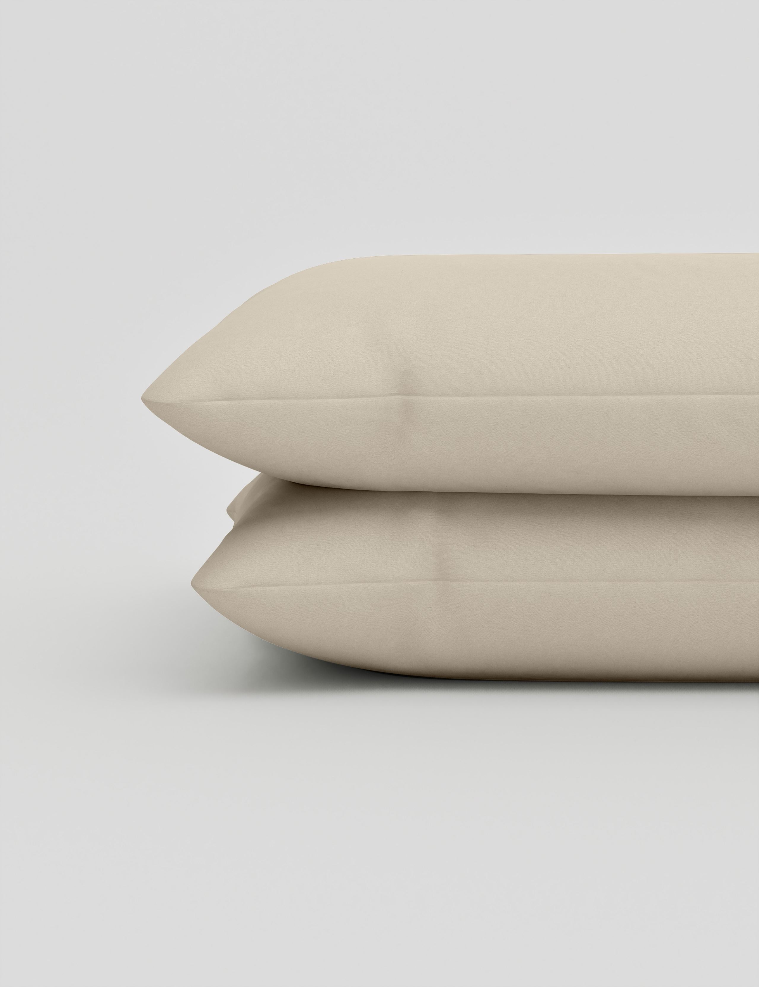 2pk Pure Cotton 300 Thread Count Pillowcases 2 of 3