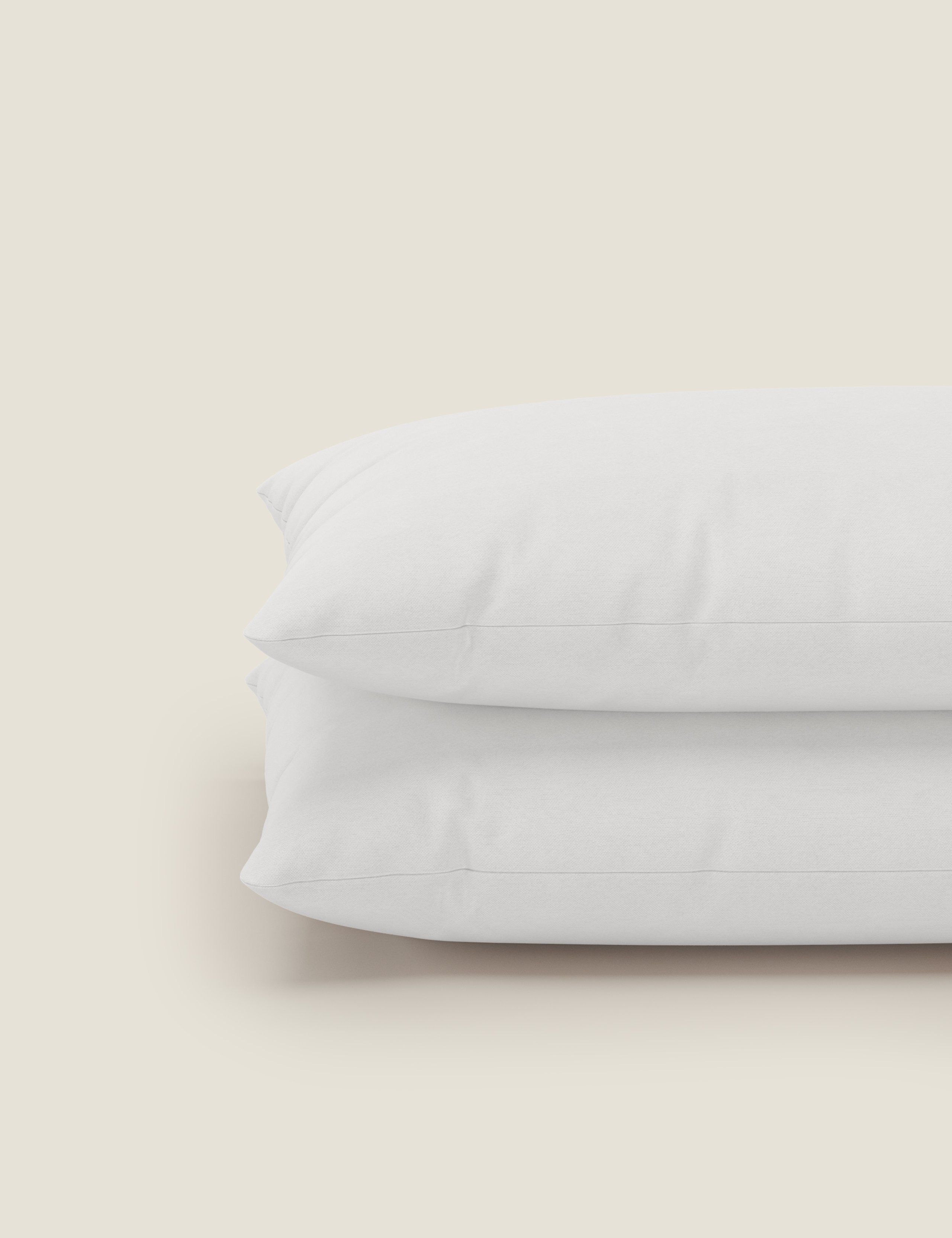 2 Pack Pure Cotton 300 Thread Count Pillowcases 2 of 3